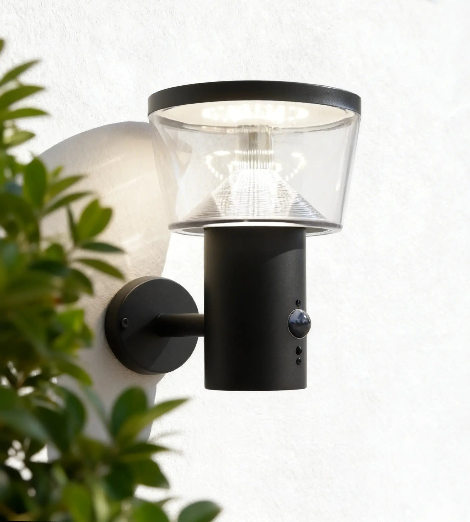 Applique Led solaire DUBLIN - Détecteur de mouvements - 3 modes d'éclairage 100 à 1000 lumens - Lumihome