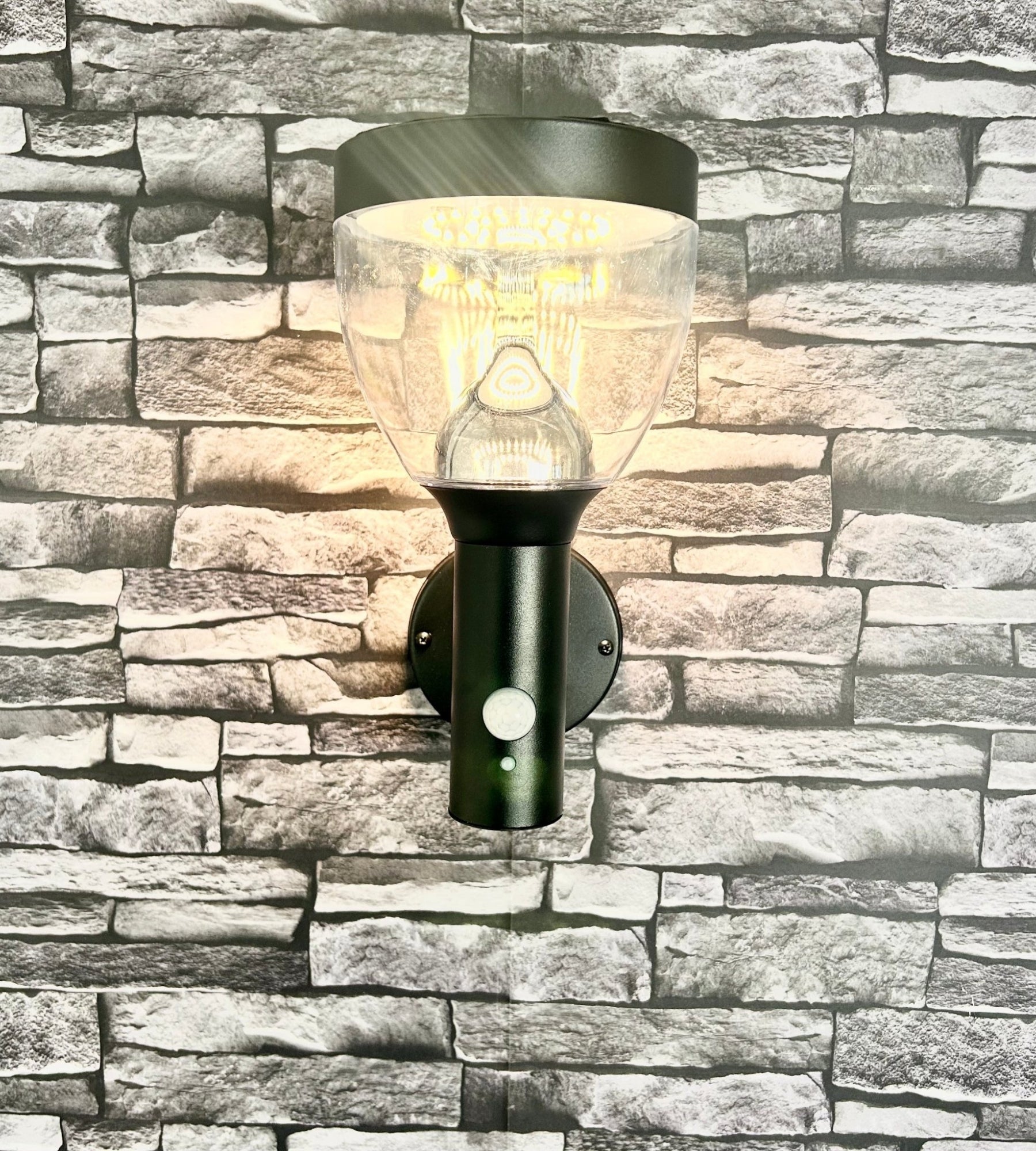 Applique Led solaire LUNA - Détecteur de mouvements - 3 modes d'éclairage 75 à 600 lumens - Lumihome