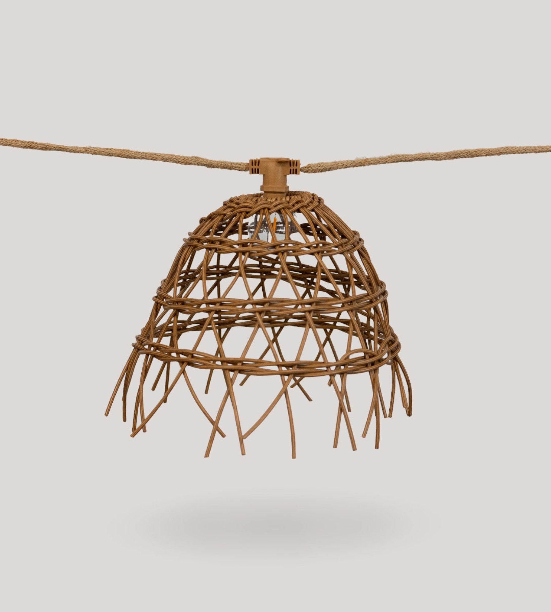 Guirlande lumineuse solaire ALMA - Design nature - 10 lampes
