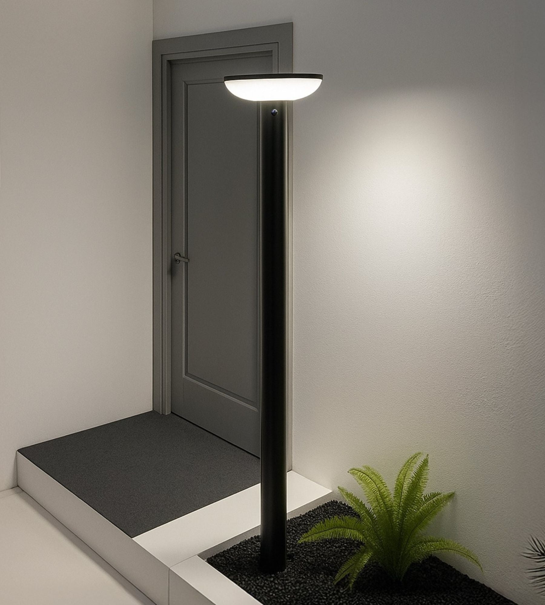 Lampadaire solaire HALO - Détecteur de mouvement - Hauteur 2m