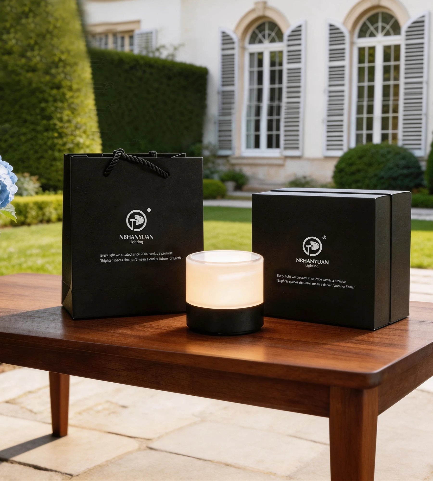 Lampe Led déco à poser CANDLE - usb - RGB - Télécommandable - Lumihome