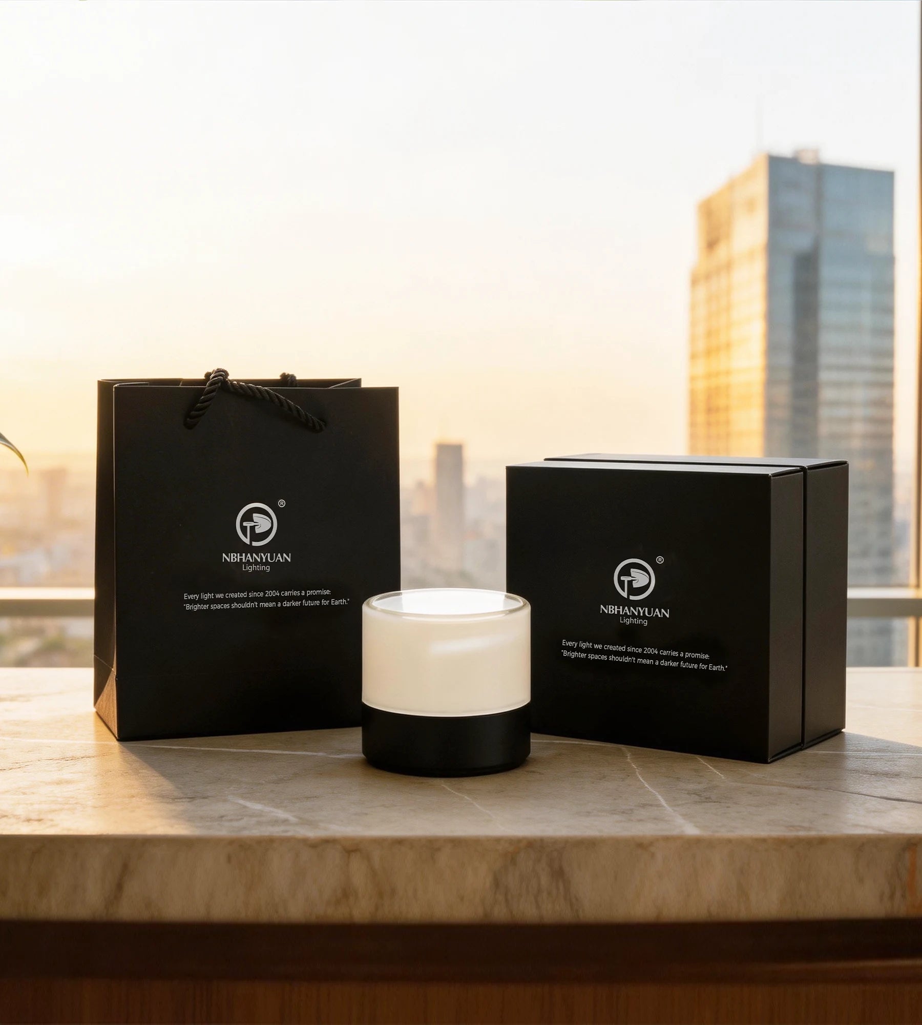 Lampe Led déco à poser CANDLE - usb - RGB - Télécommandable - Lumihome