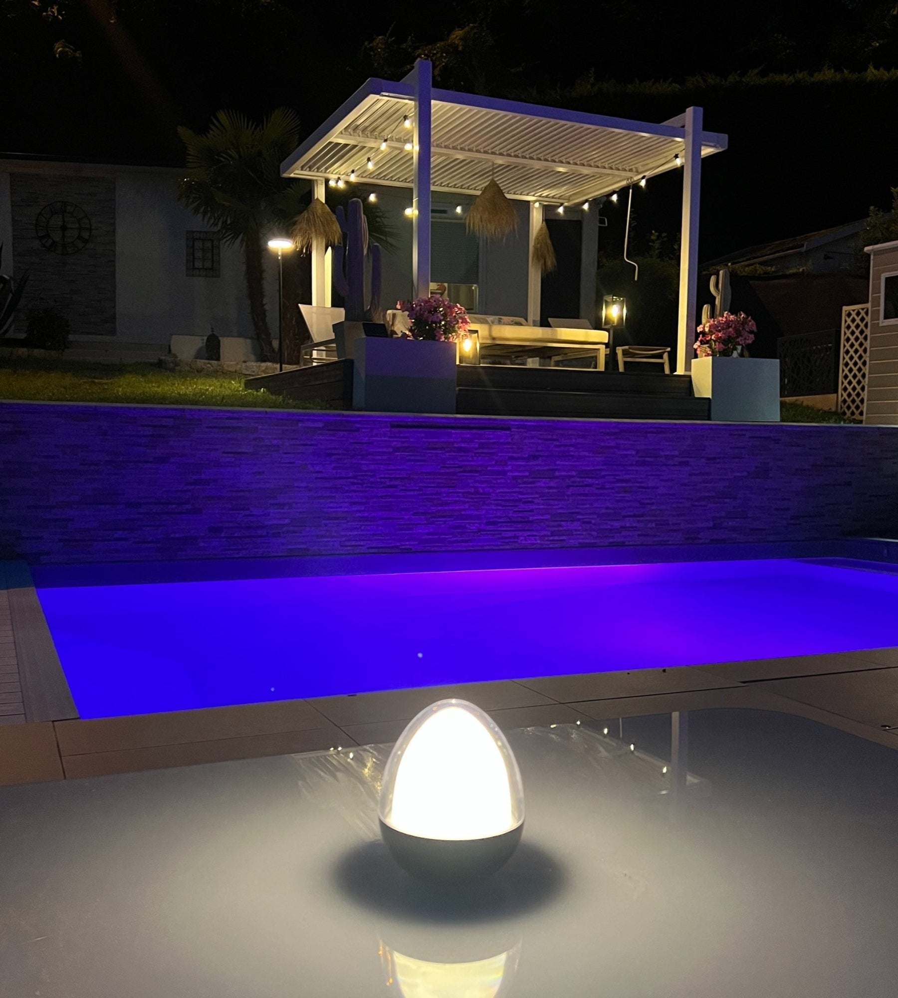 Lampe Led déco à poser JOY - Sans fil & usb - RGB+CCT - 40 à 400 lumens - Lumihome