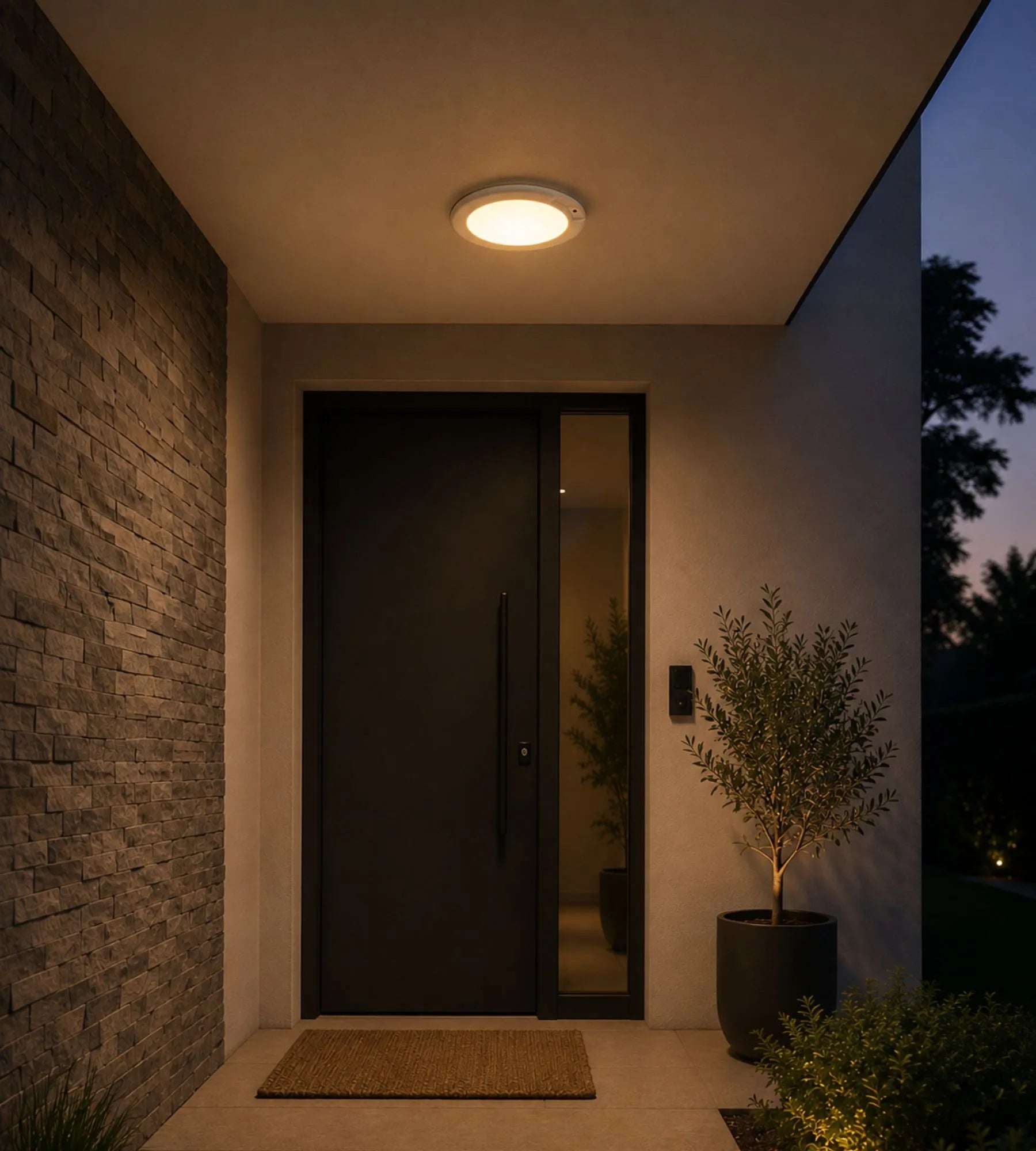 Mini plafonnier LED magnétique MAO télécommandable - Intérieur - Lumihome