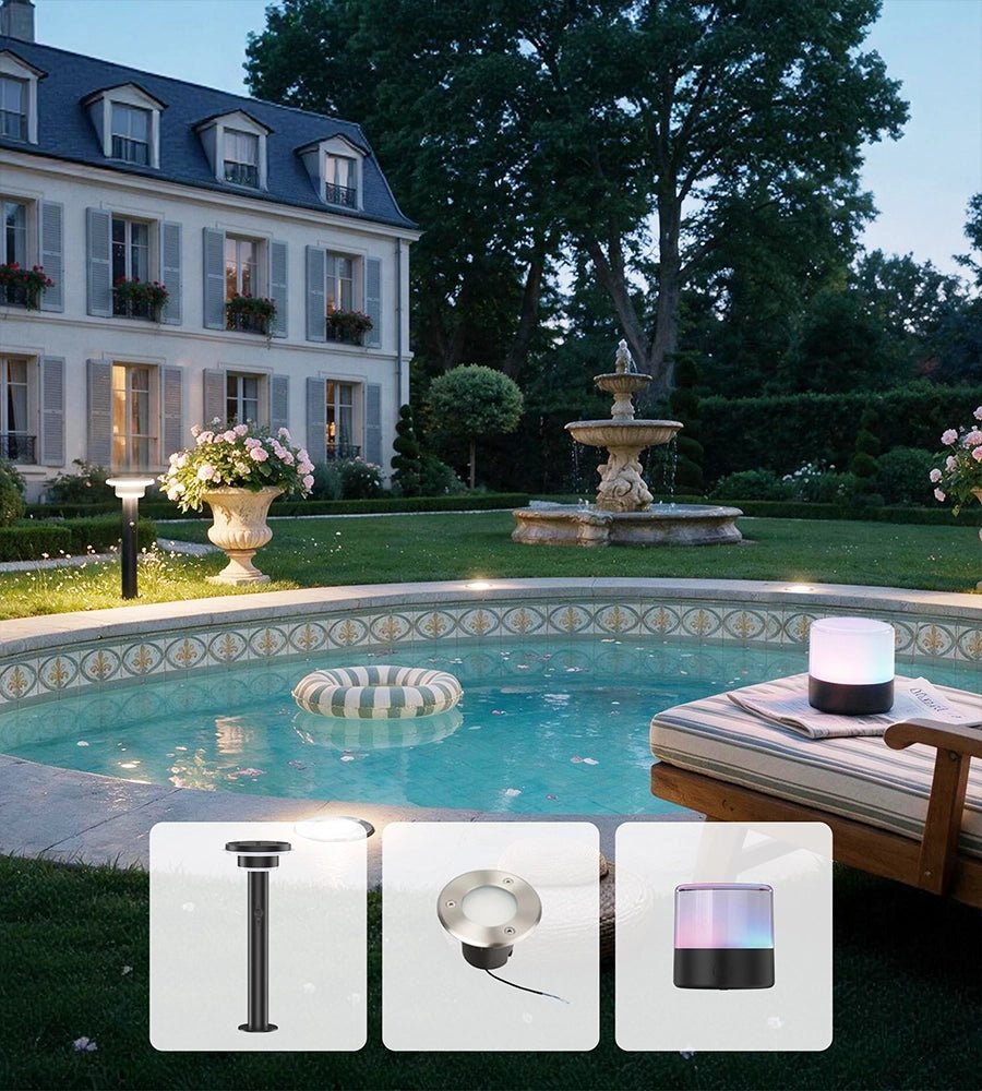 Pack ambiance piscine & allée - Lumihome