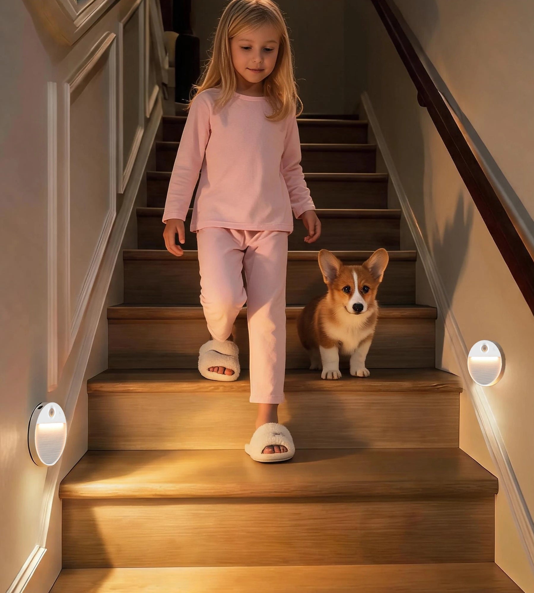 Pack x 2 Veilleuses Intérieures NEO LED à Détection de Mouvement - Lumihome