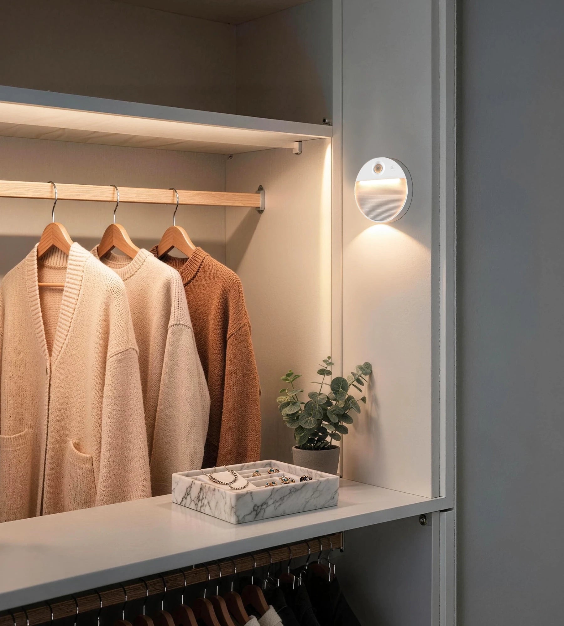 Pack x 2 Veilleuses Intérieures NEO LED à Détection de Mouvement - Lumihome