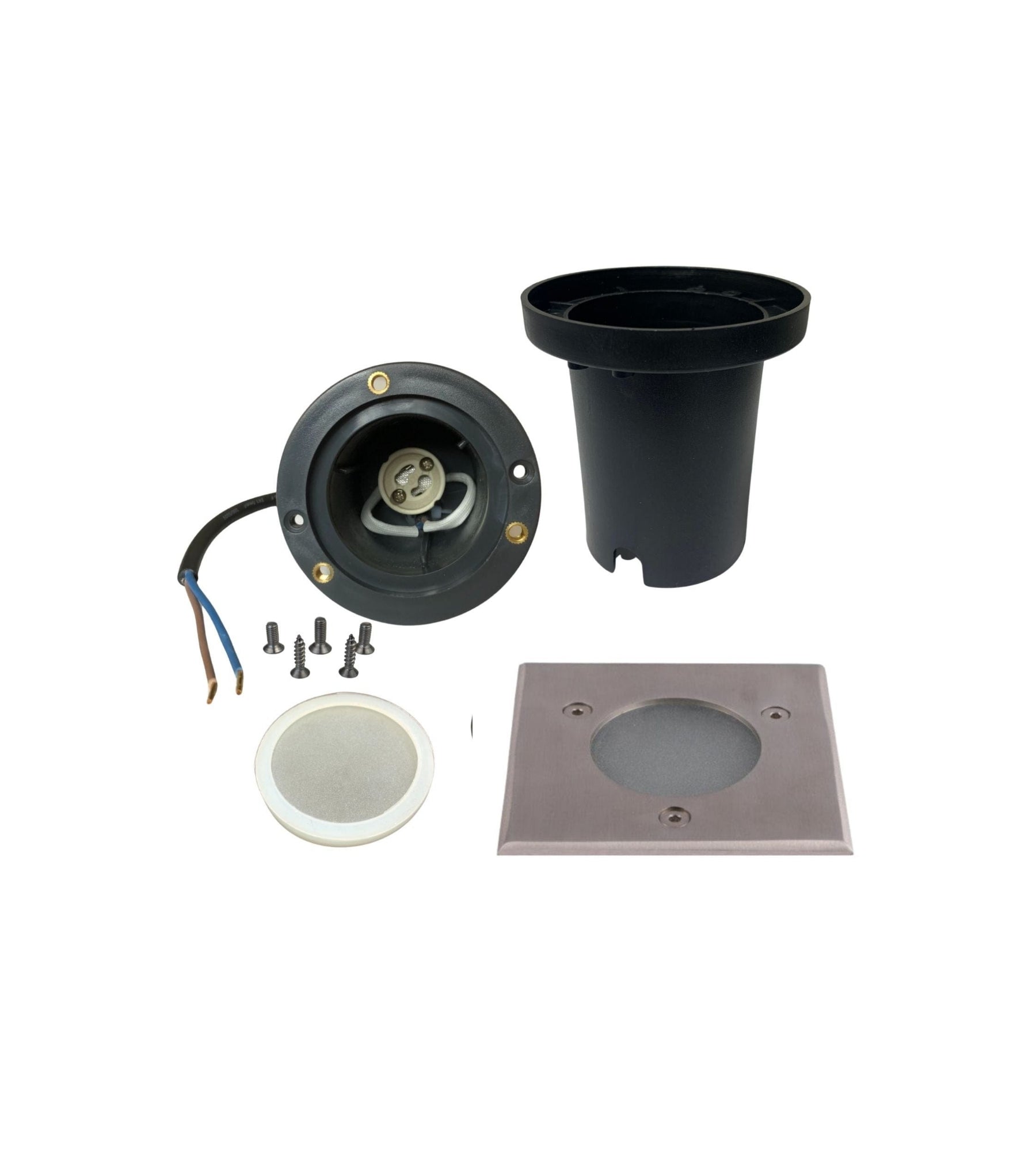 Spot encastrable à ampoule interchangeable GU10 - 230V - Ø 10 cm
