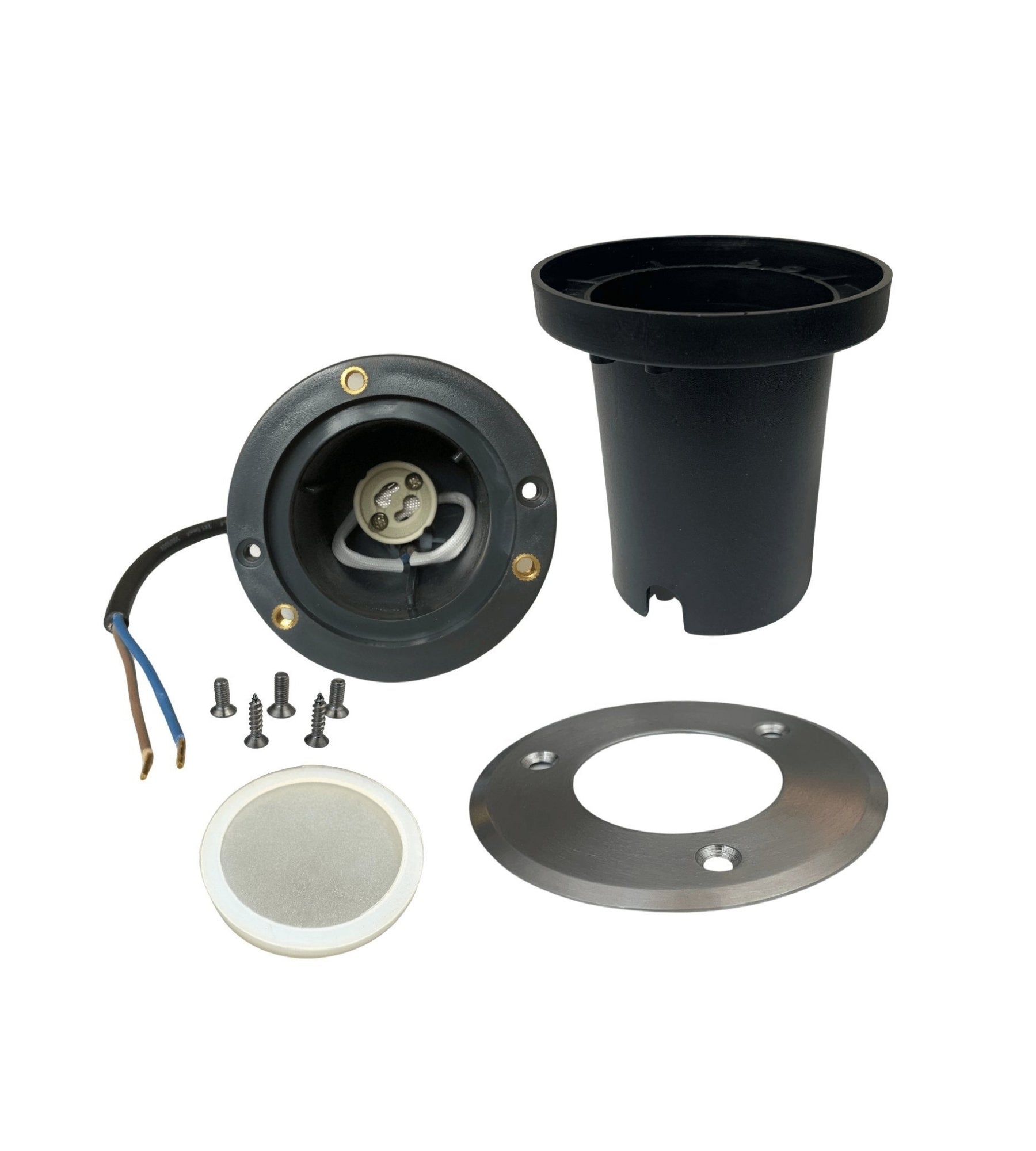Spot encastrable à ampoule interchangeable GU10 - 230V - Ø 10 cm
