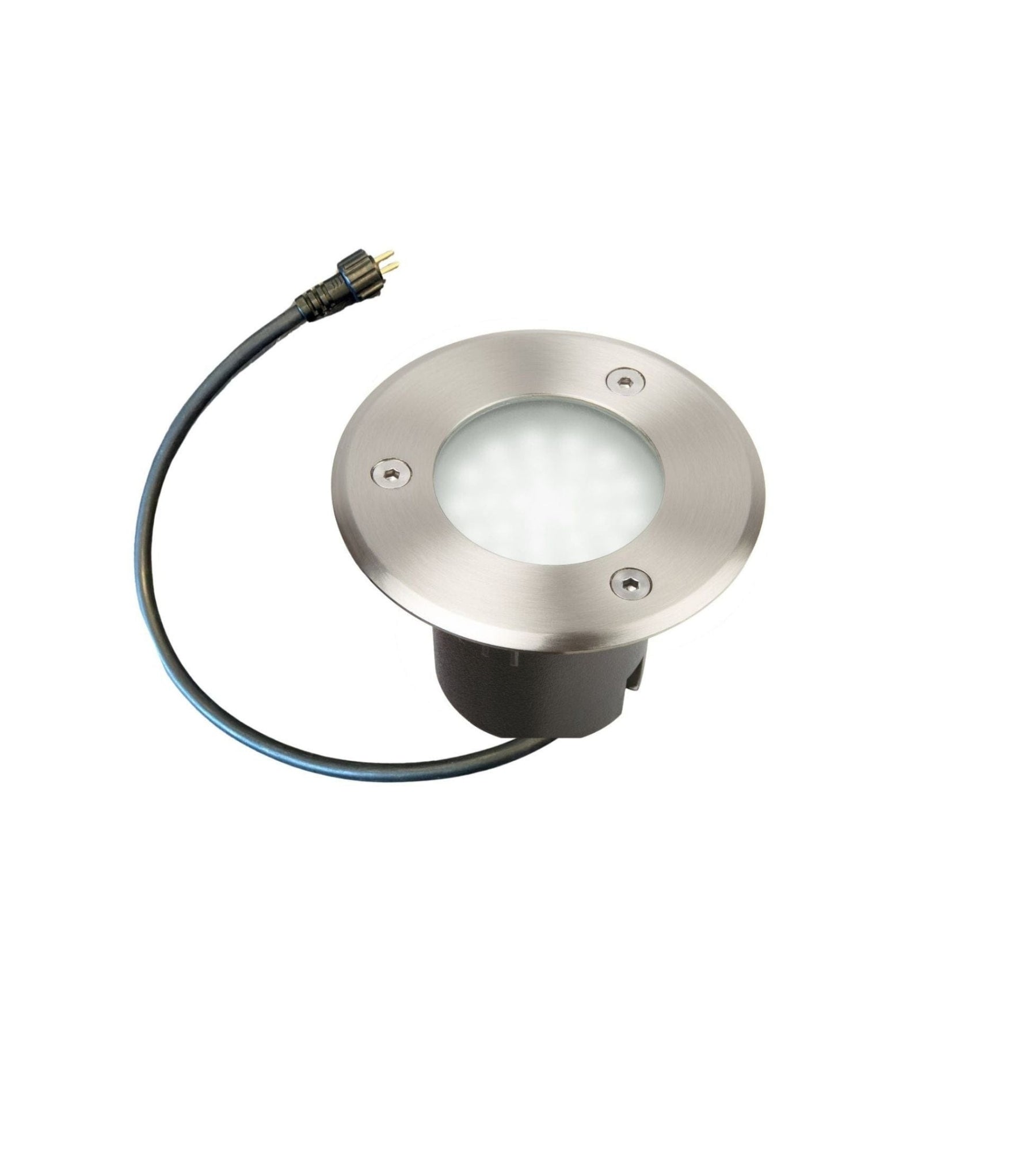 Spot encastrable leds integrées abords piscine diamètre 10cm - 12V - 500 lumens