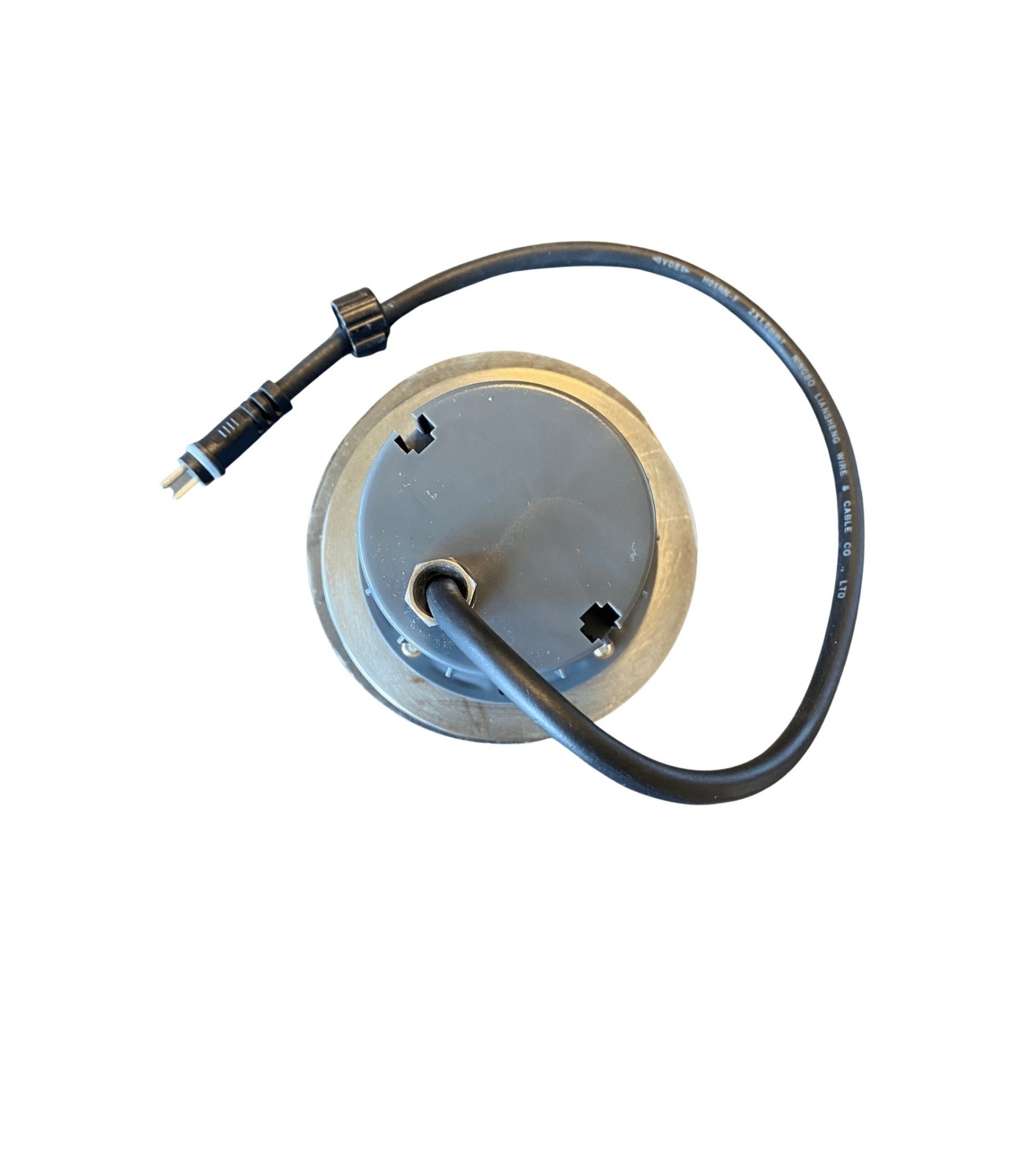 Spot encastrable leds integrées abords piscine diamètre 10cm - 12V - 500 lumens