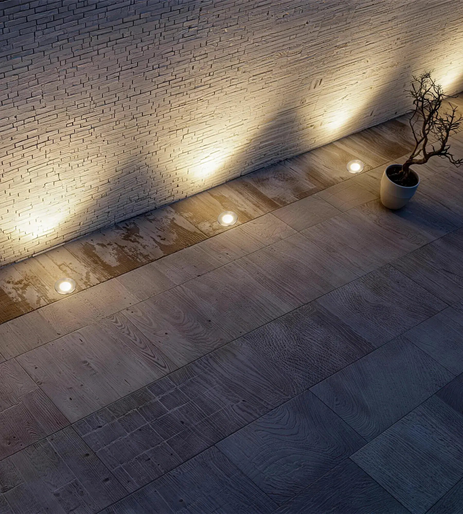 Spot encastrable pour abords de piscine à ampoule interchangeable GU5.3 - 12 Volt - Ø 10 cm - Lumihome