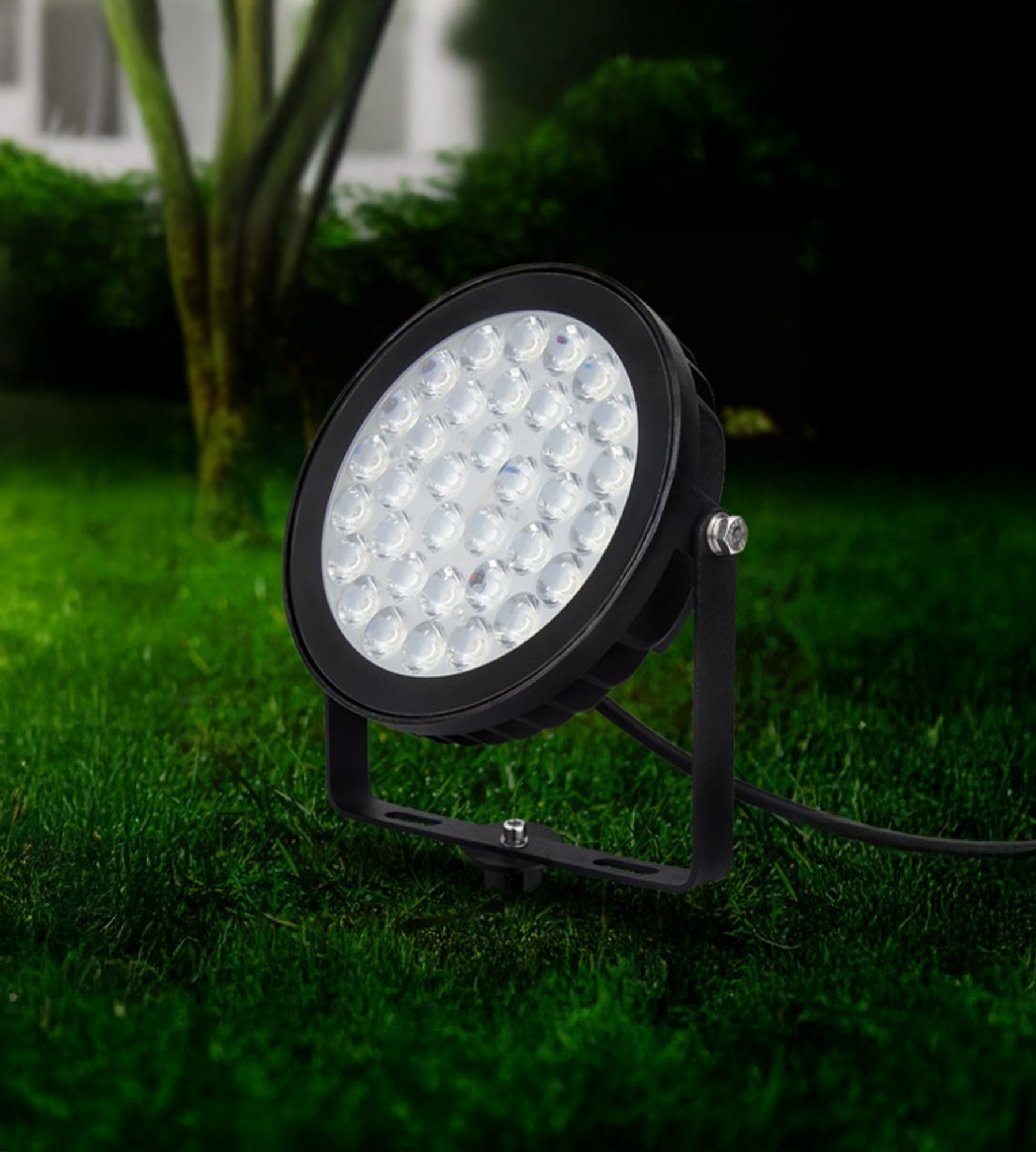 Spot piquet connecté RGB/CCT 25W - FUTC05 - 230V - Télécommandable - Lumihome