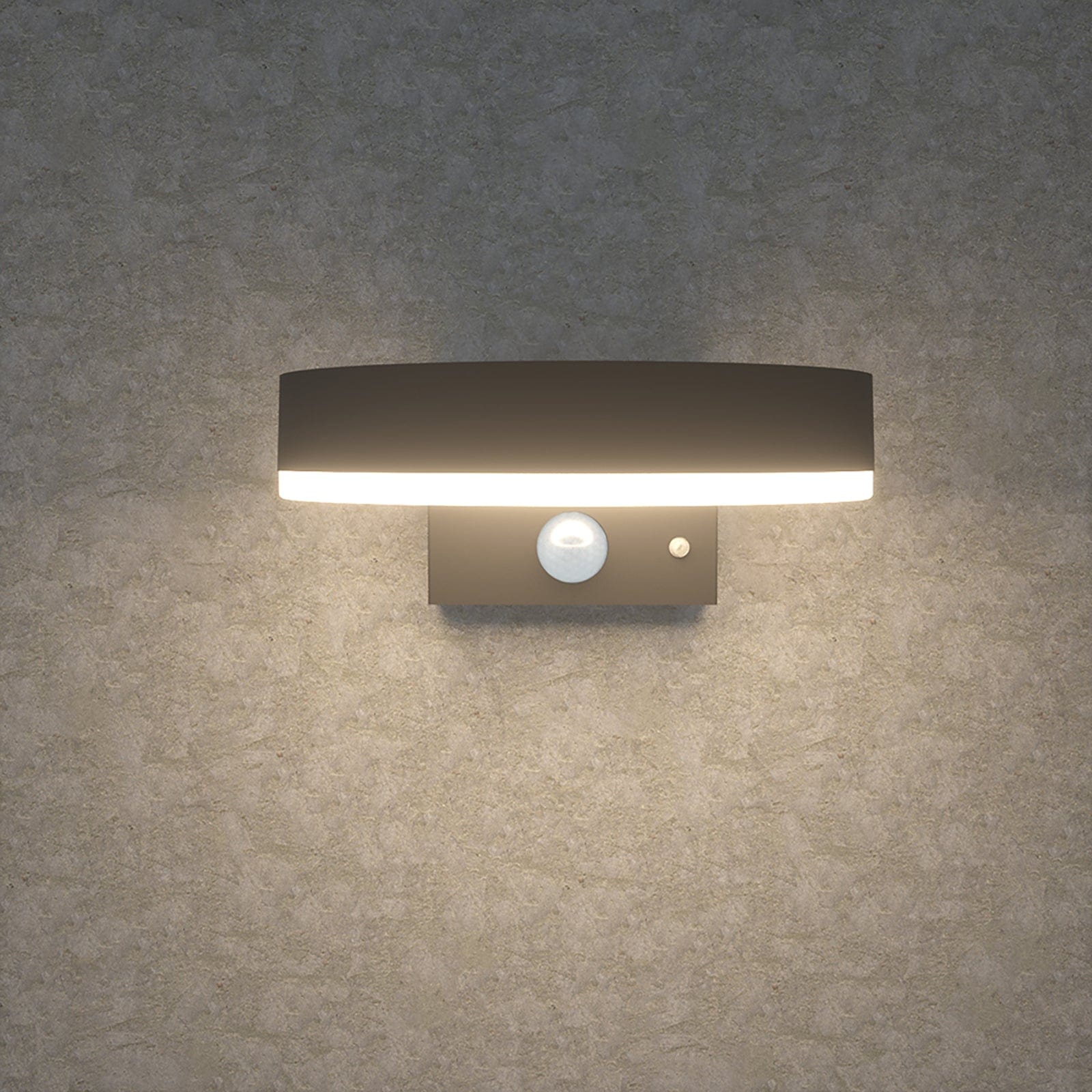 Applique Led extérieur solaire DAYTONA - Détecteur de mouvements - 3 modes d'éclairage 75 à 600 lumens - Lumihome-France.com