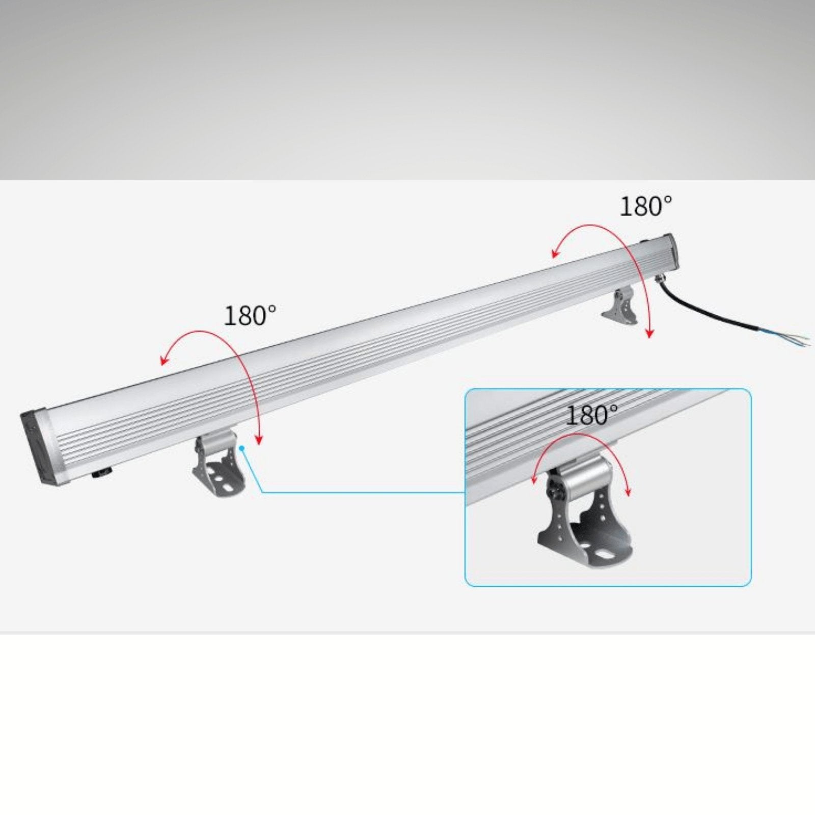 Barre de façade Led extérieure RGB+CCT Mi–boxer - 230V- 24W - Télecommandable - IP66 - Lumihome-France.com