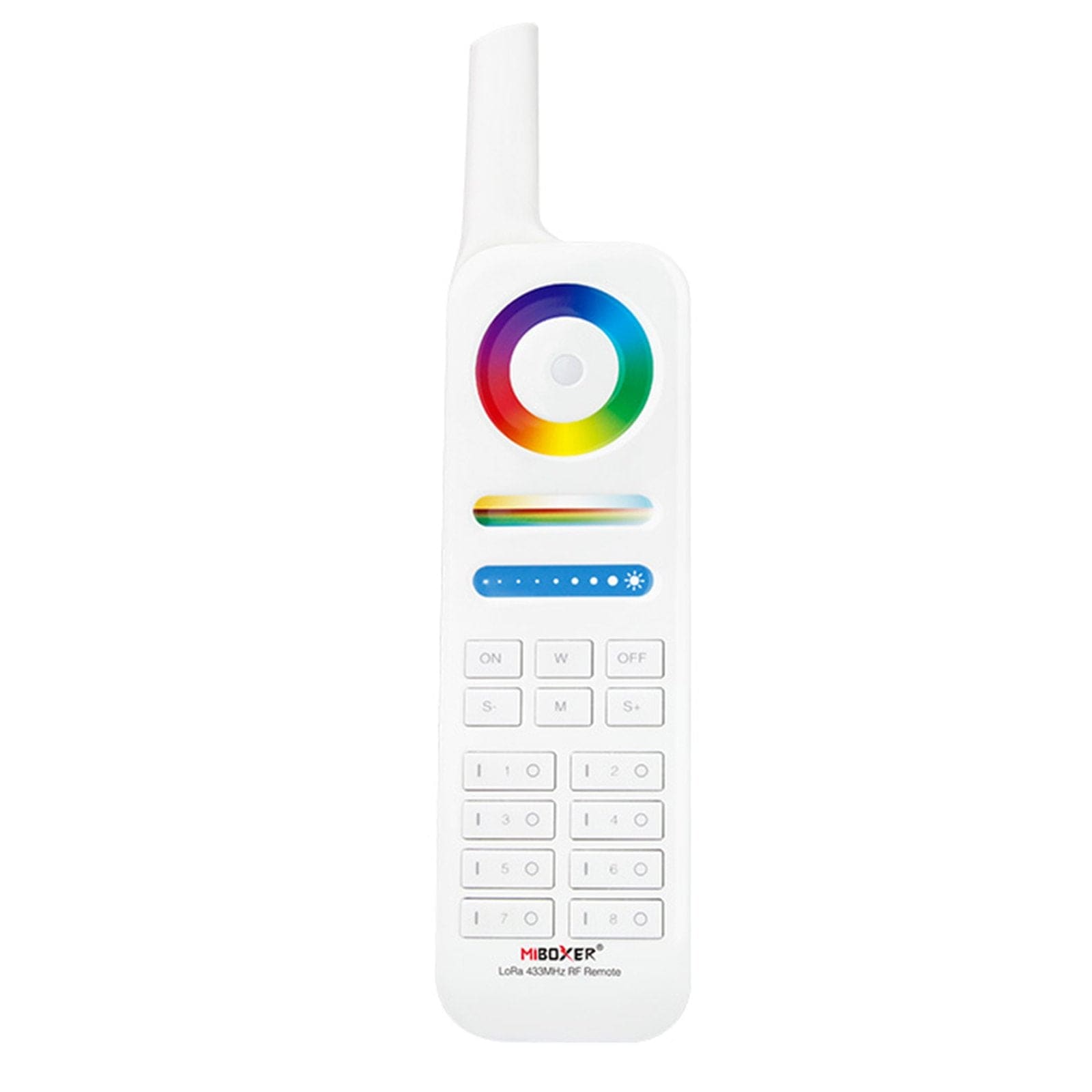 Télécommande RGBWW Gamme Lora 8 zones - Portée 50m - Lumihome-France.com