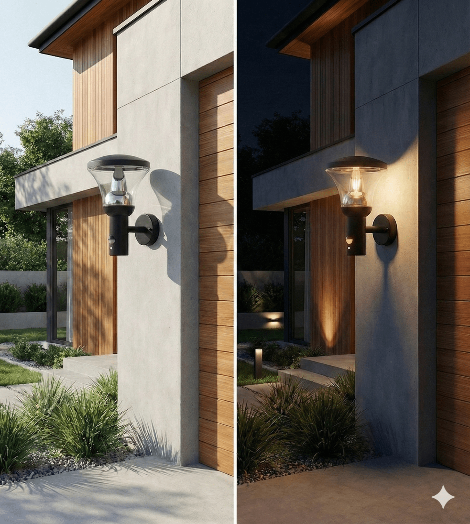 Applique Led 230V NINA - Détecteur de mouvement - 1000 lumens - Lumihome