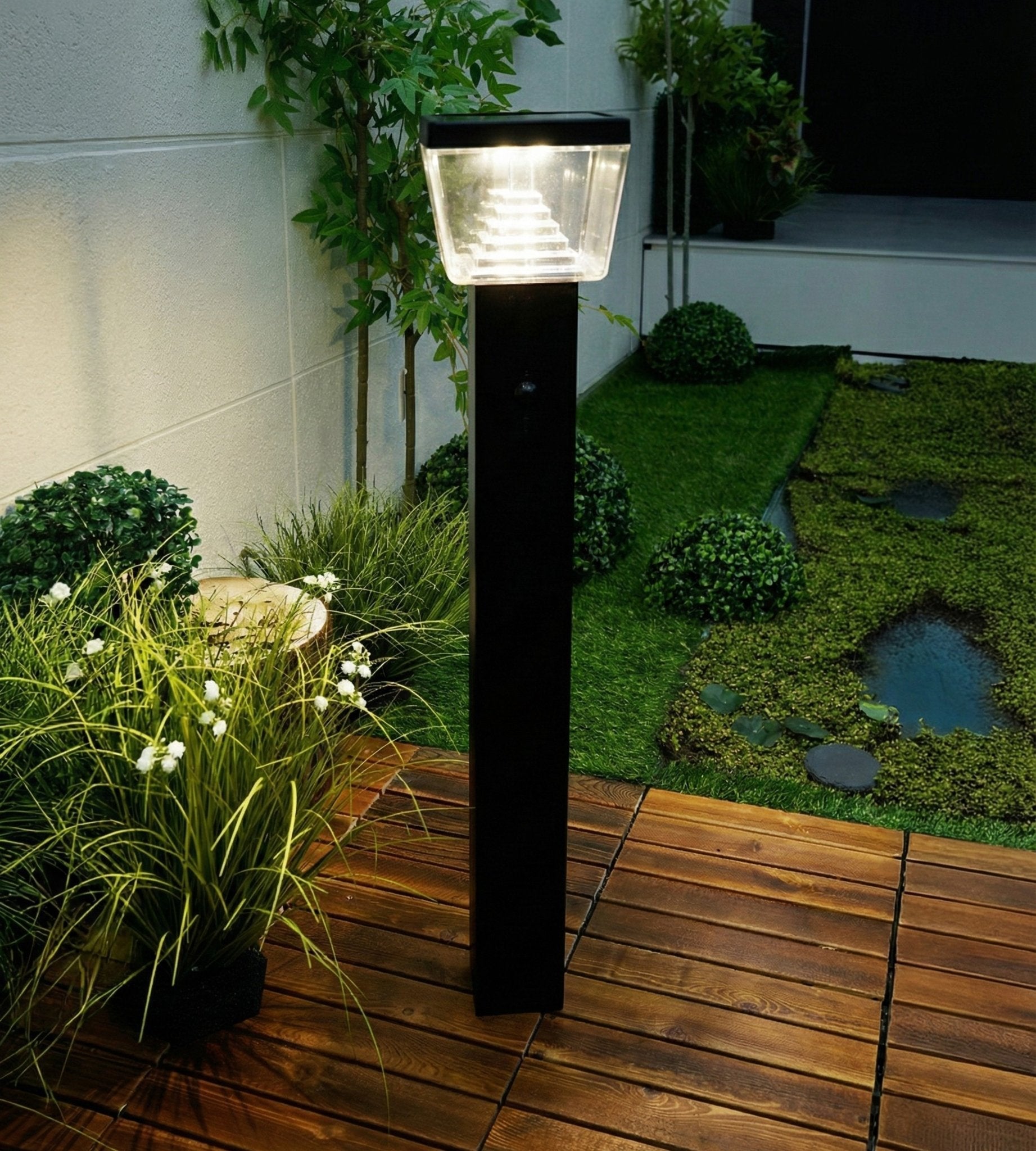 Wegeleuchte Led Solar LIBERTY - Bewegungsmelder - 3 Lichtmodi 100 bis 1000 Lumen - Lumihome