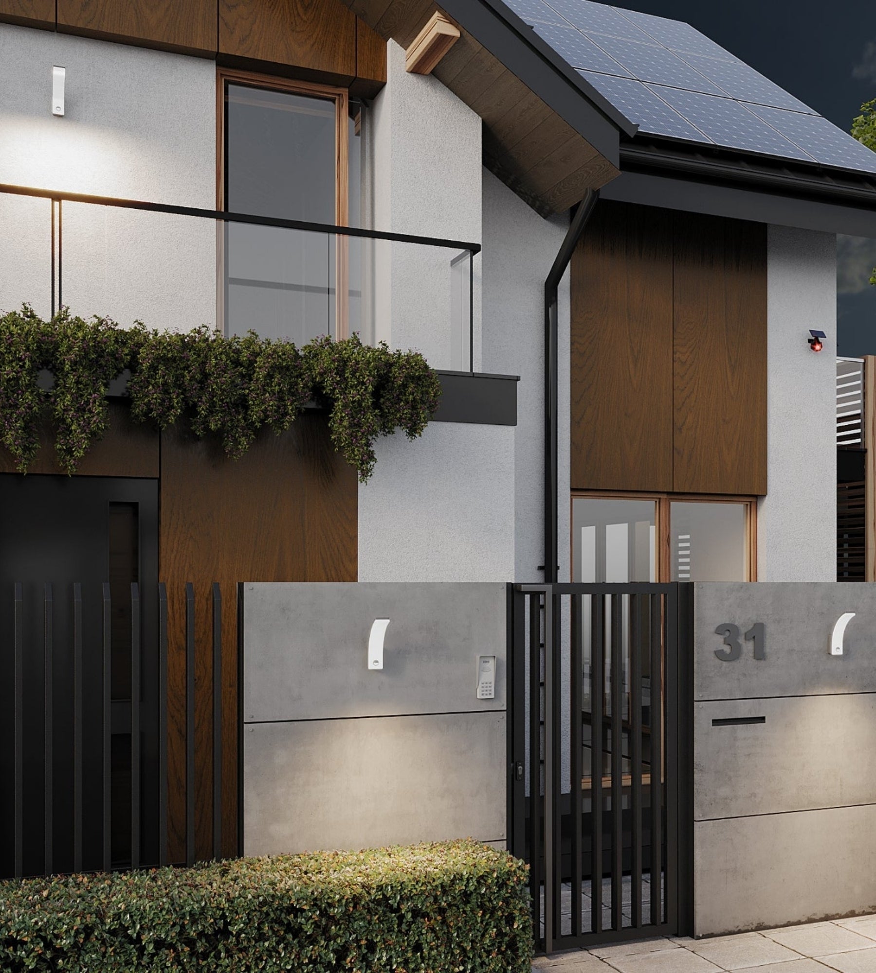 Led outdoor wall lamp NICEA - Lumihome