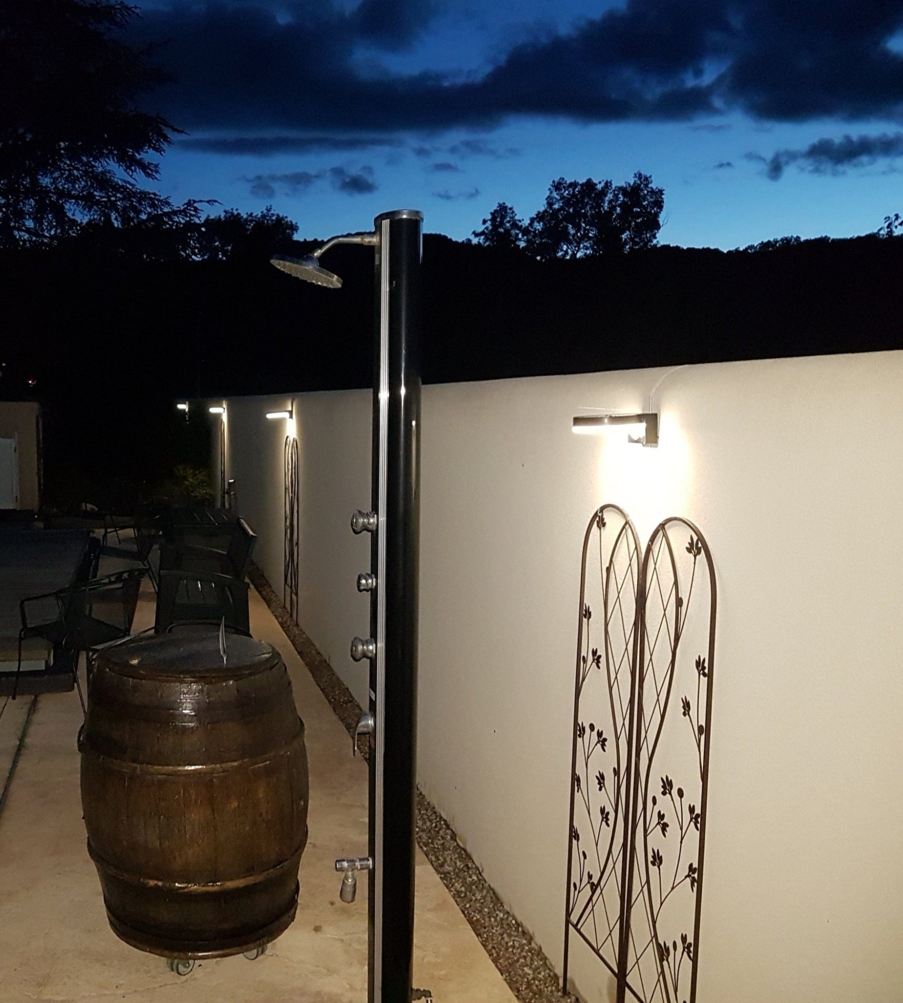 DAYTONA solar-powered outdoor Led wall lamp - Motion detector - 3 lighting modes 75 to 600 lumens