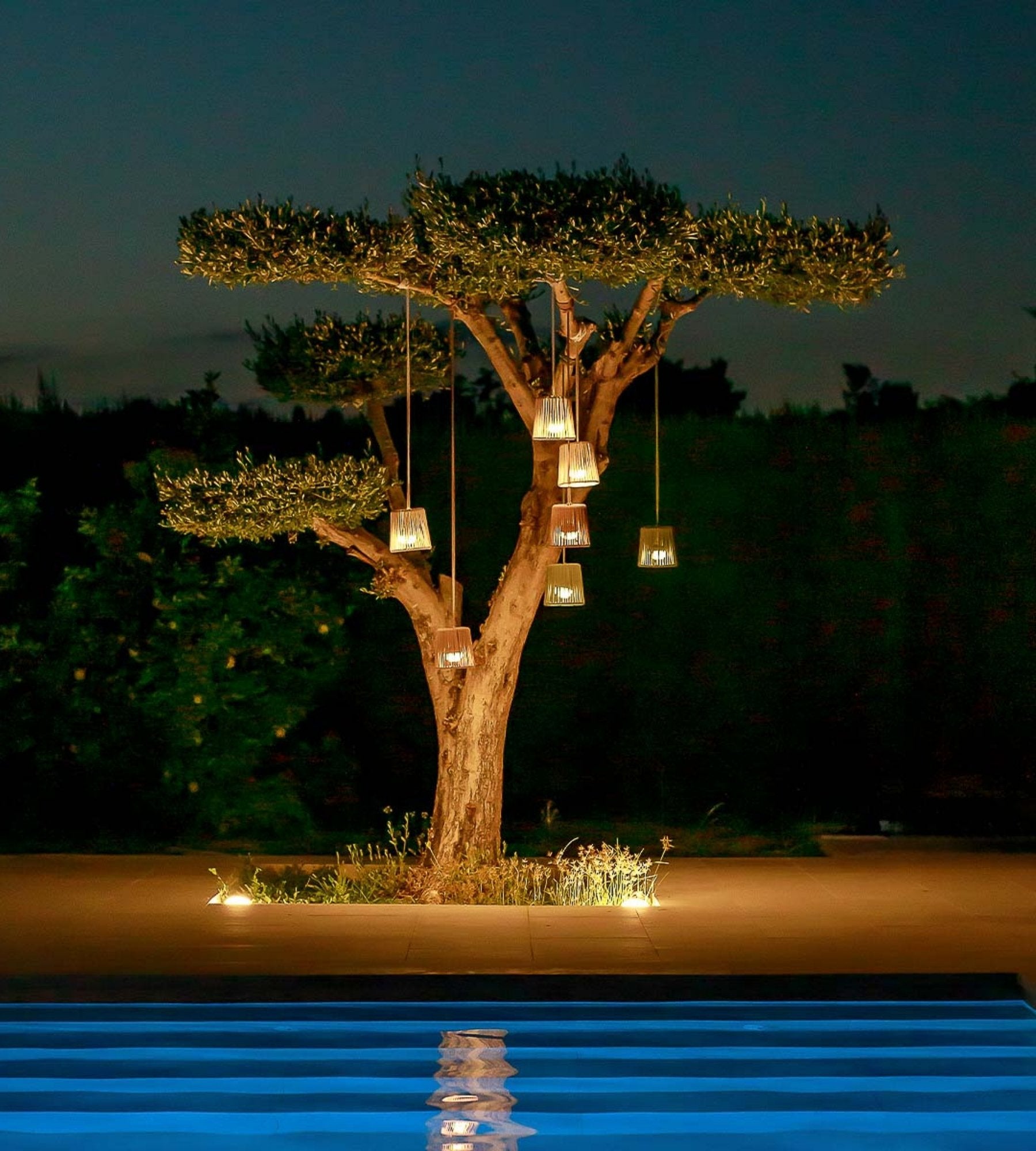 Rechargeable pendant lamp CONTA HANG MINI - 350 lumens - Warm white 3000K°° - White