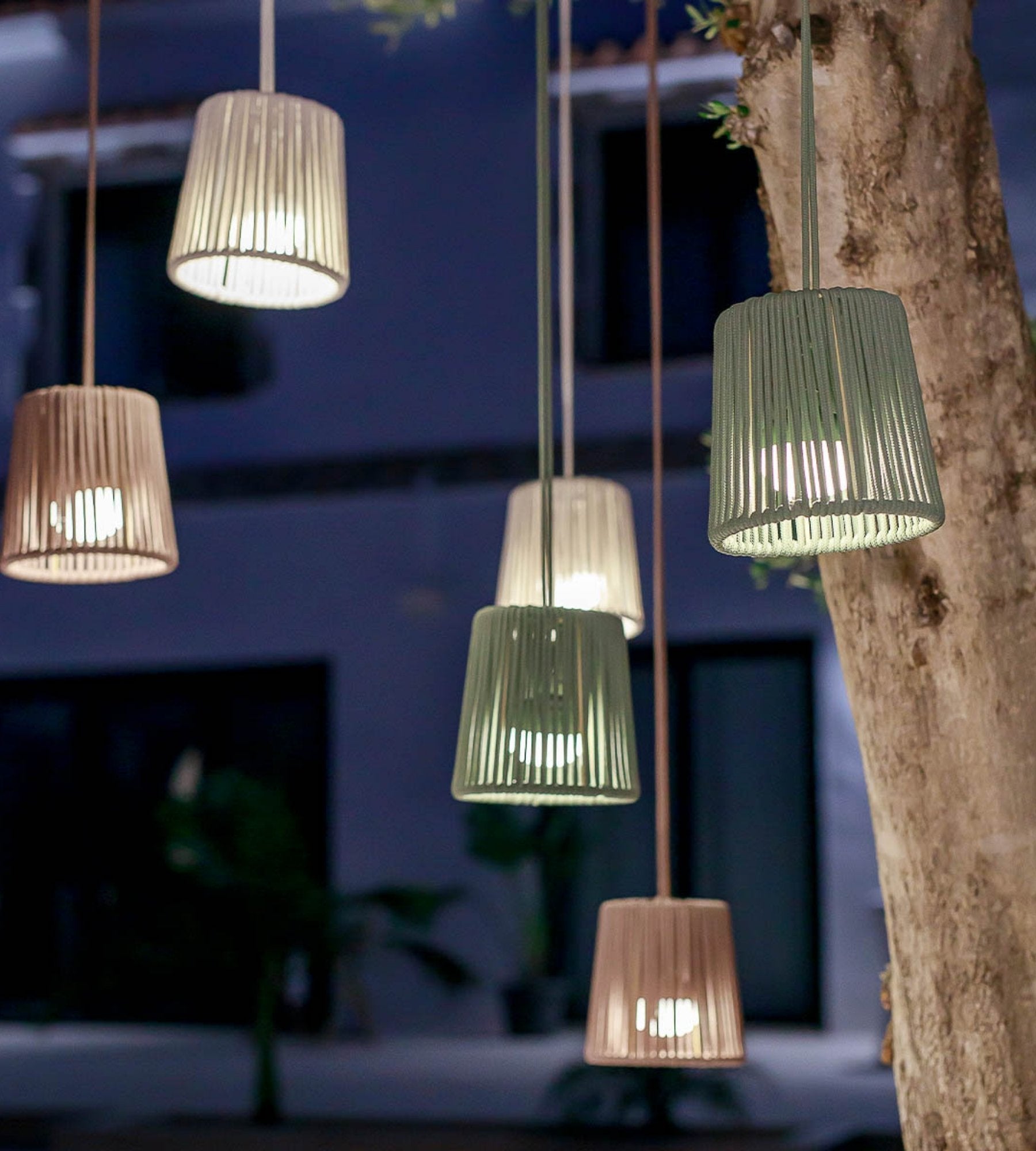 Rechargeable pendant lamp CONTA HANG MINI - 350 lumens - Warm white 3000K°° - White