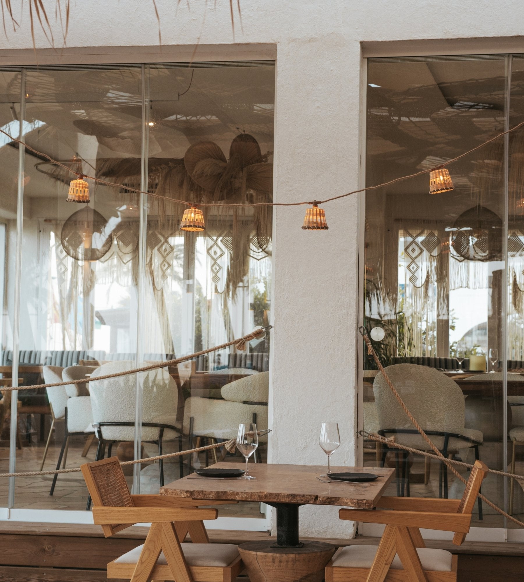 AURORA solar string light - Natural design - 10 lamps - Lumihome