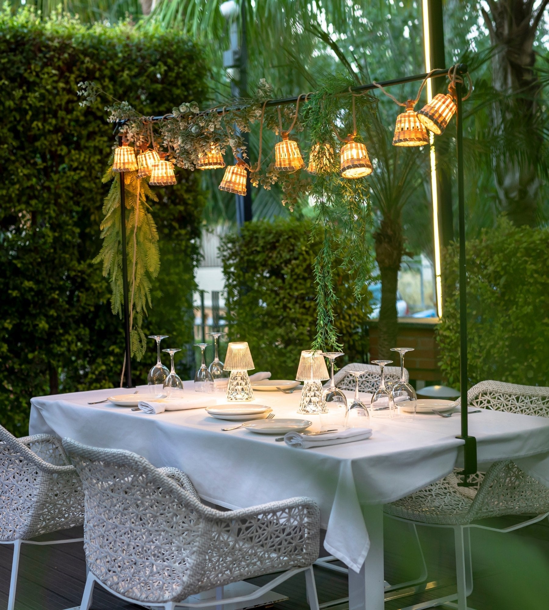 AURORA solar string light - Natural design - 10 lamps - Lumihome