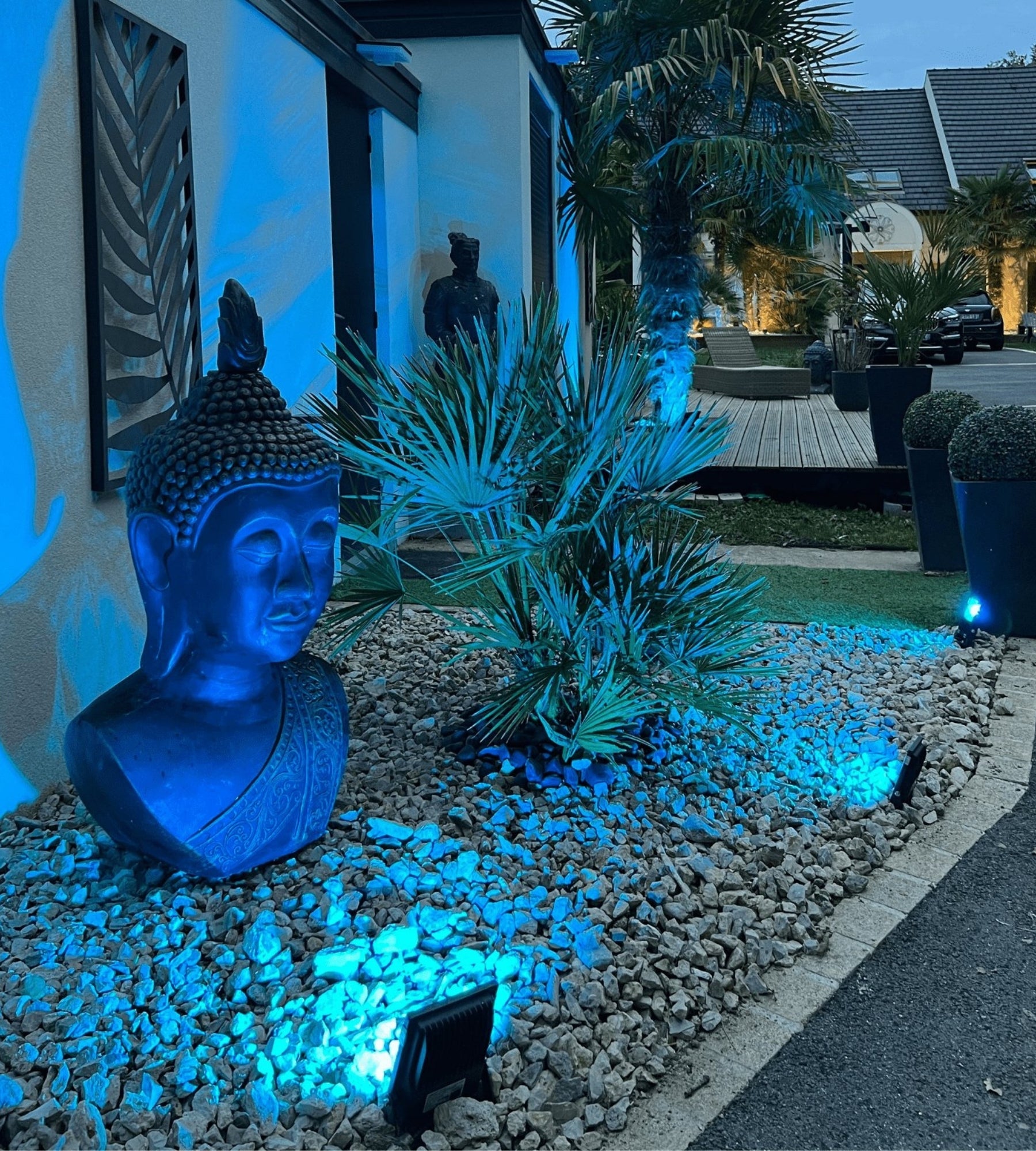 Led outdoor spotlight RGB-CCT 30W - FUTT03 - 230V - Remote controllable