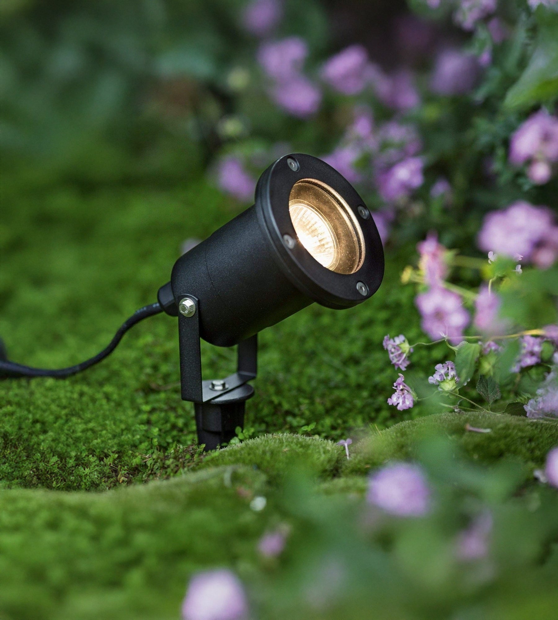 DIEGO outdoor pole spotlight - 230V - GU10 socket