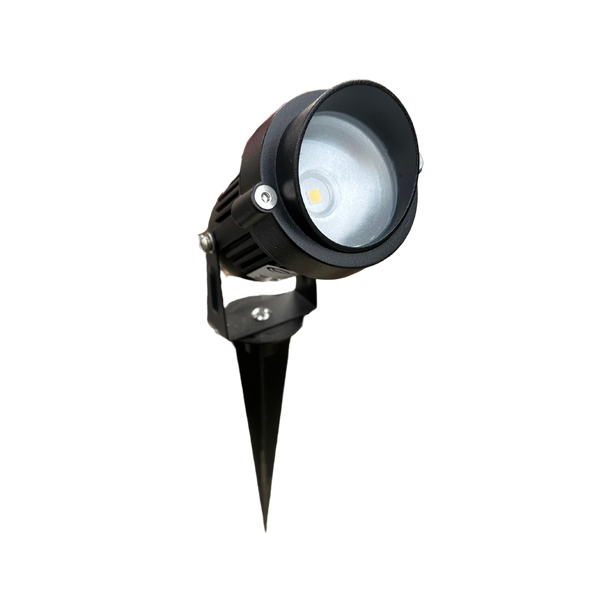 Solar stake spotslights