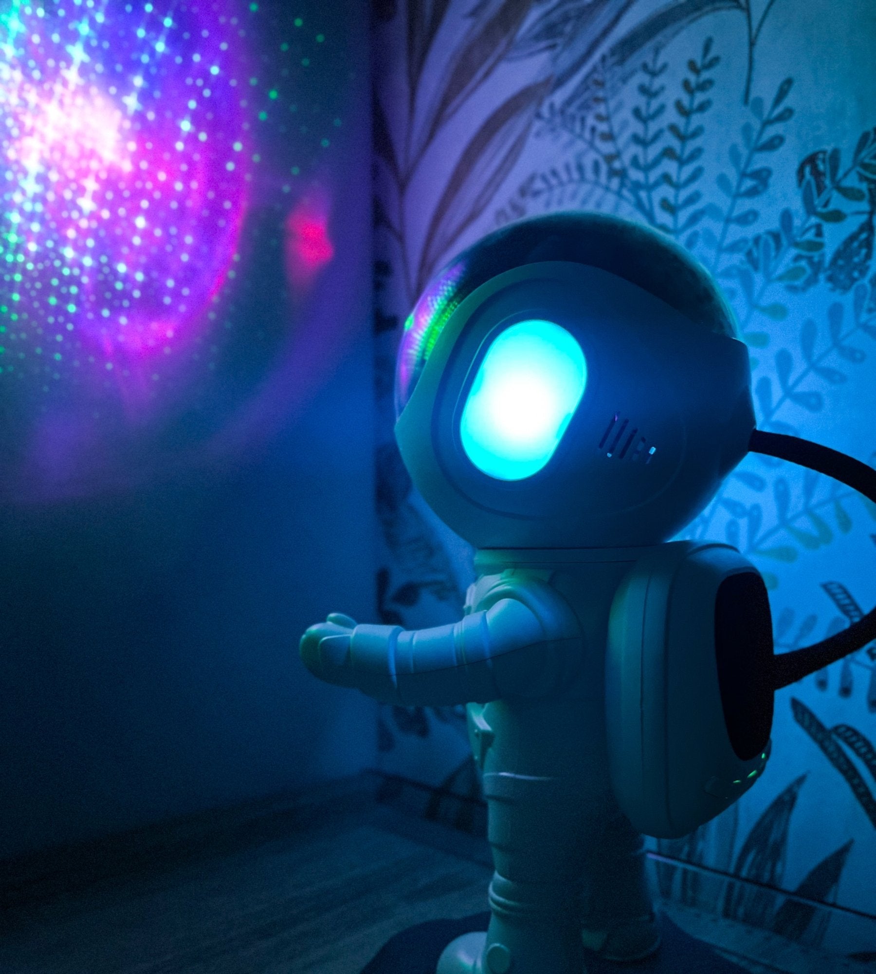 Rechargeable LED nightlight COSMOLITE - Starry sky - Built-in speaker - Lumihome