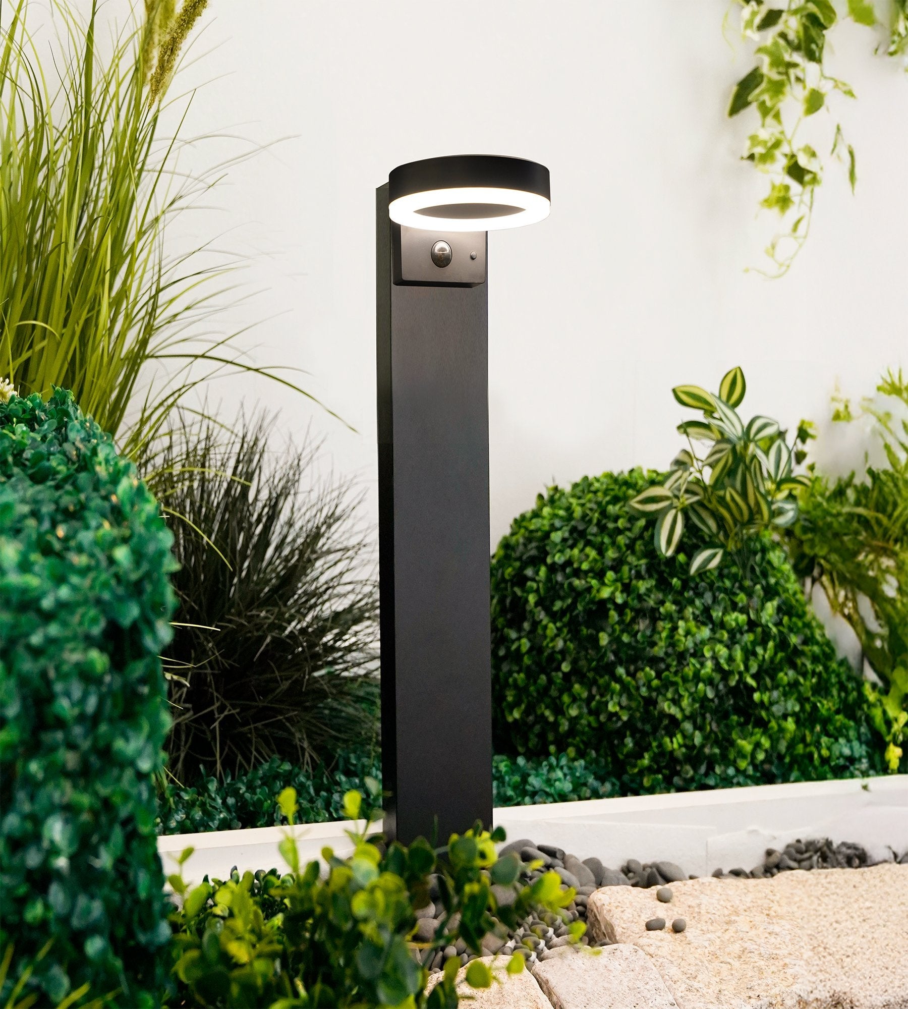 Lámpara exterior Led solar DAYTONA - Detector de movimiento - 3 modos de iluminación de 100 a 1000 lúmenes - Lumihome