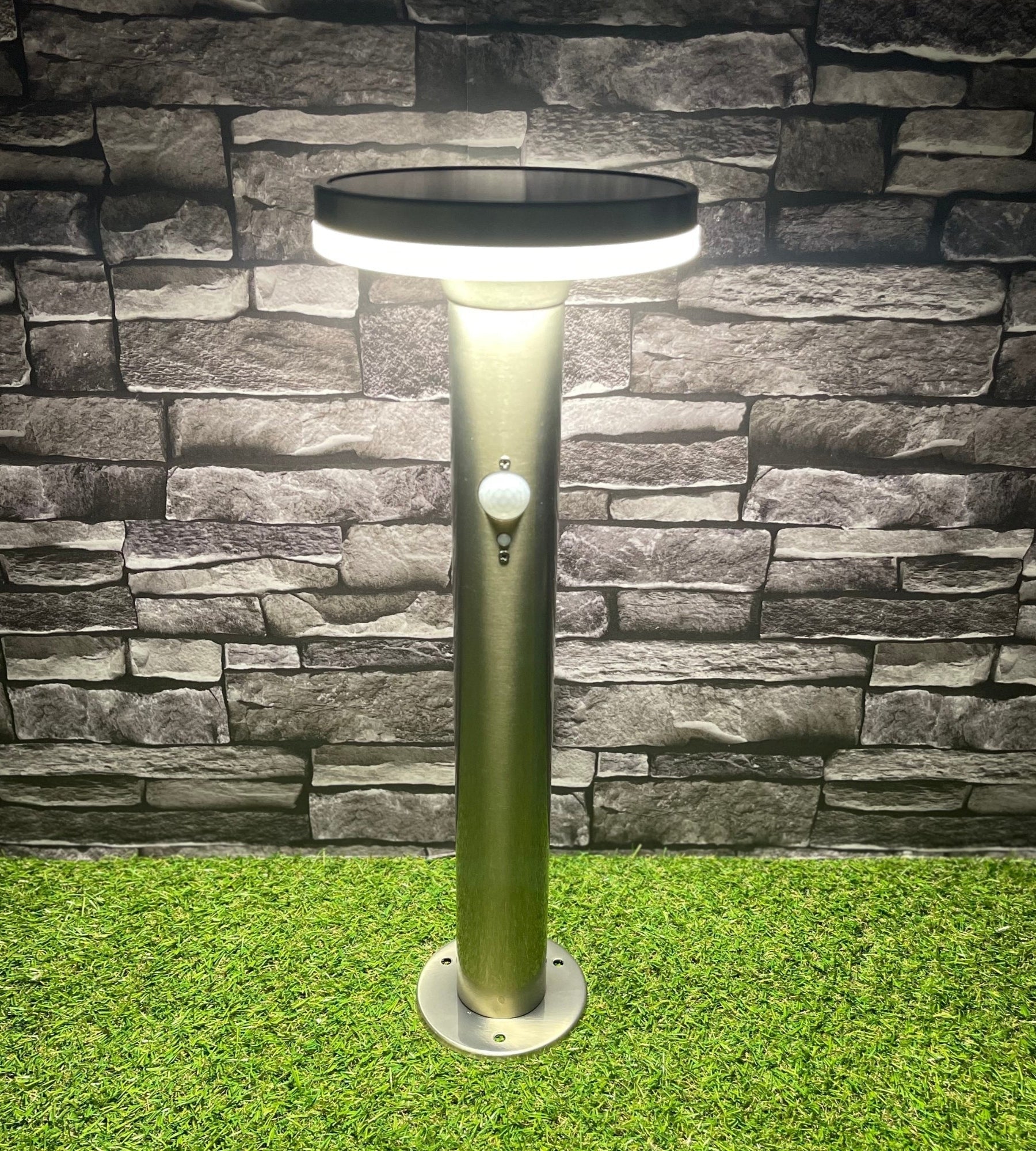 Lámpara exterior Led solaire LIVING - Detector de movimiento - 3 modos de iluminación de 75 a 600 lúmenes - Lumihome