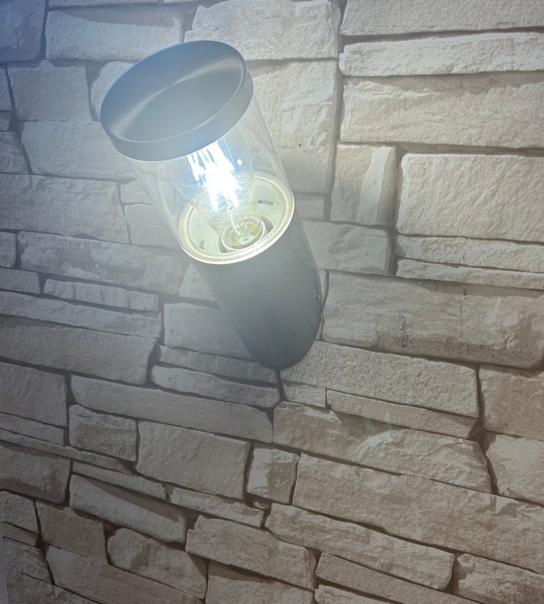 Lampada da muro per esterni EBRO - Flambeau - 230V - Base E27