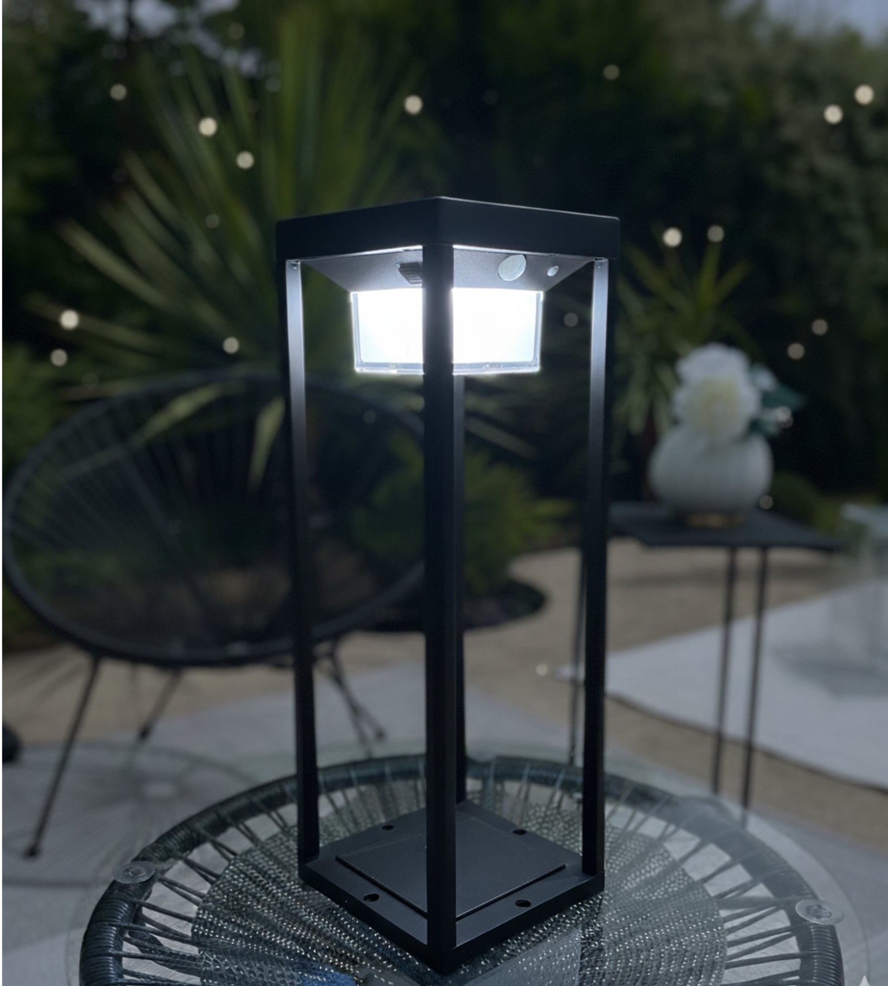 PICASSO Led solare  e lanterna Usb - 3 modalità di illuminazione da 75 a 600 lumen - Rilevatore di movimento - Lumihome