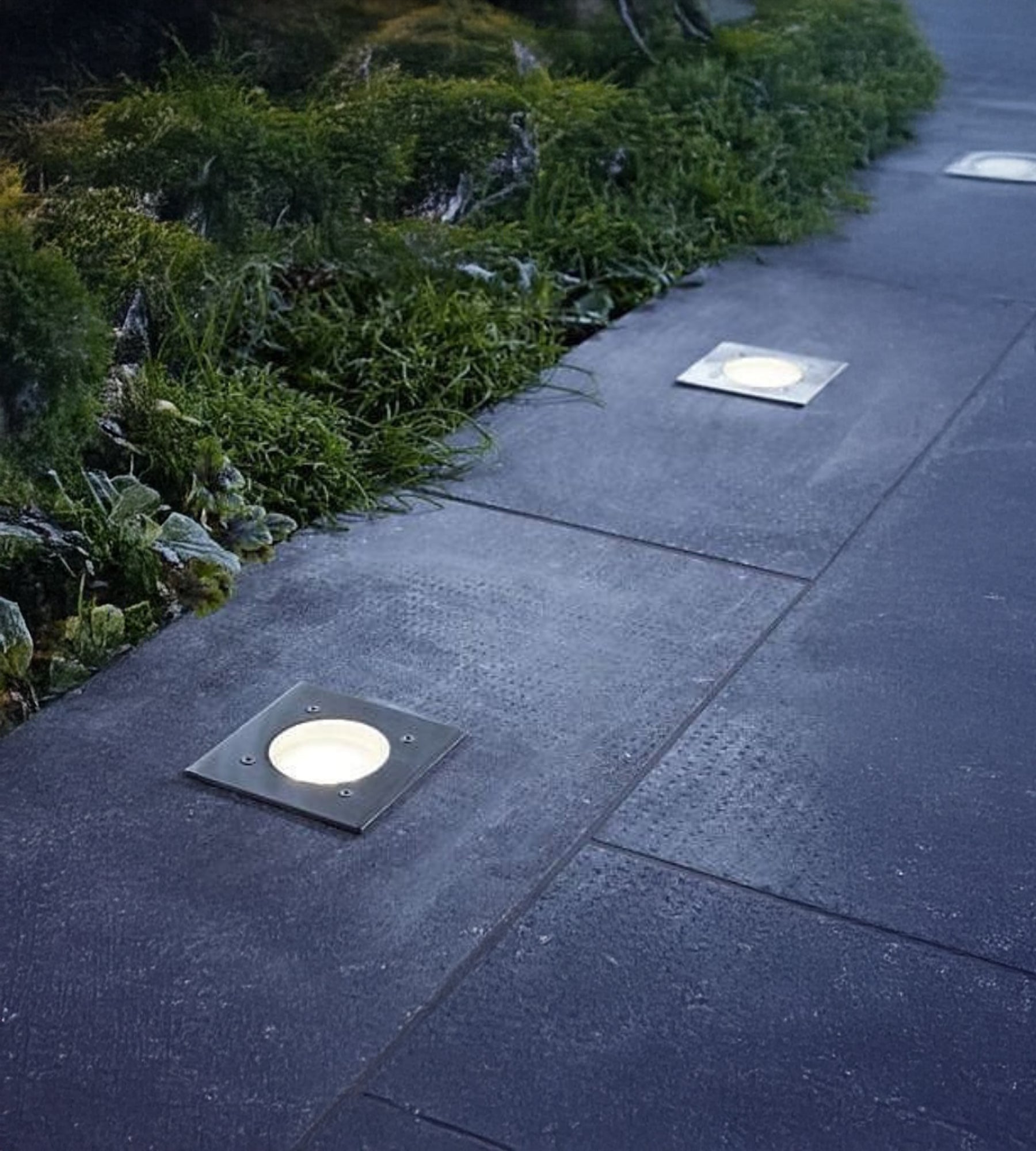 Faretto da incasso per bordo piscina con lampadina intercambiabile GU5.3 - 12 Volt - Ø 10 cm