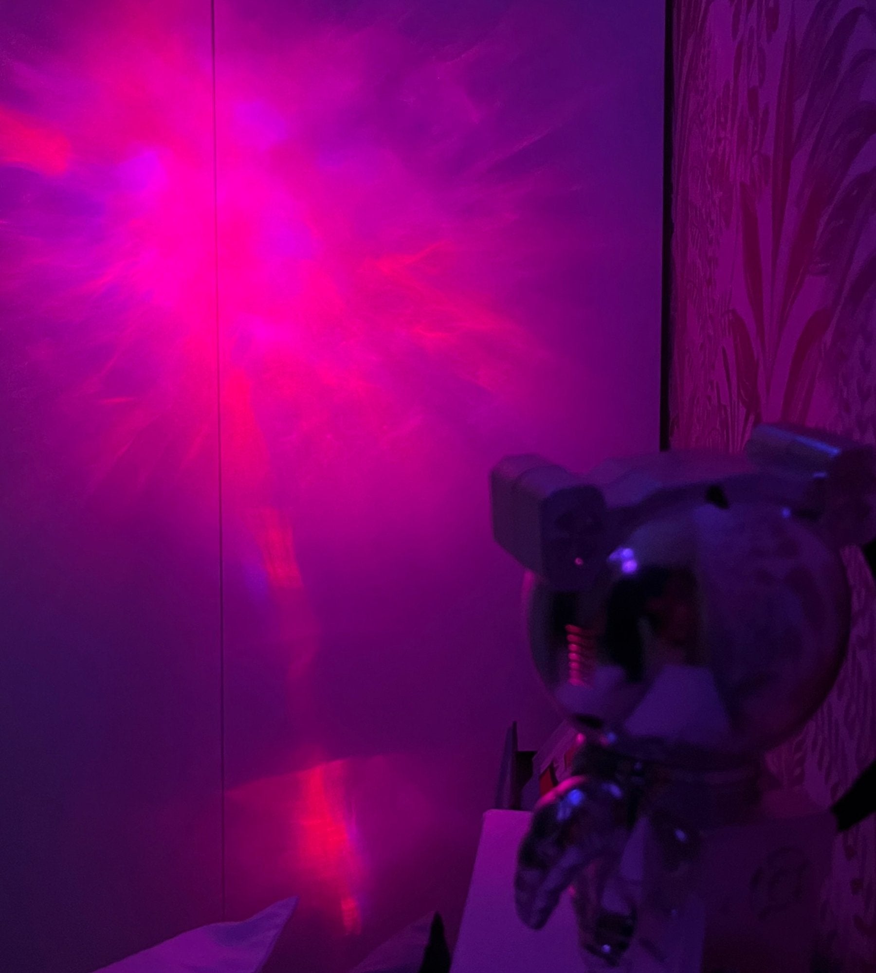 SILVERLITE Luce notturna ricaricabile a LED - Finitura cromata - Cielo stellato - USB - Lumihome