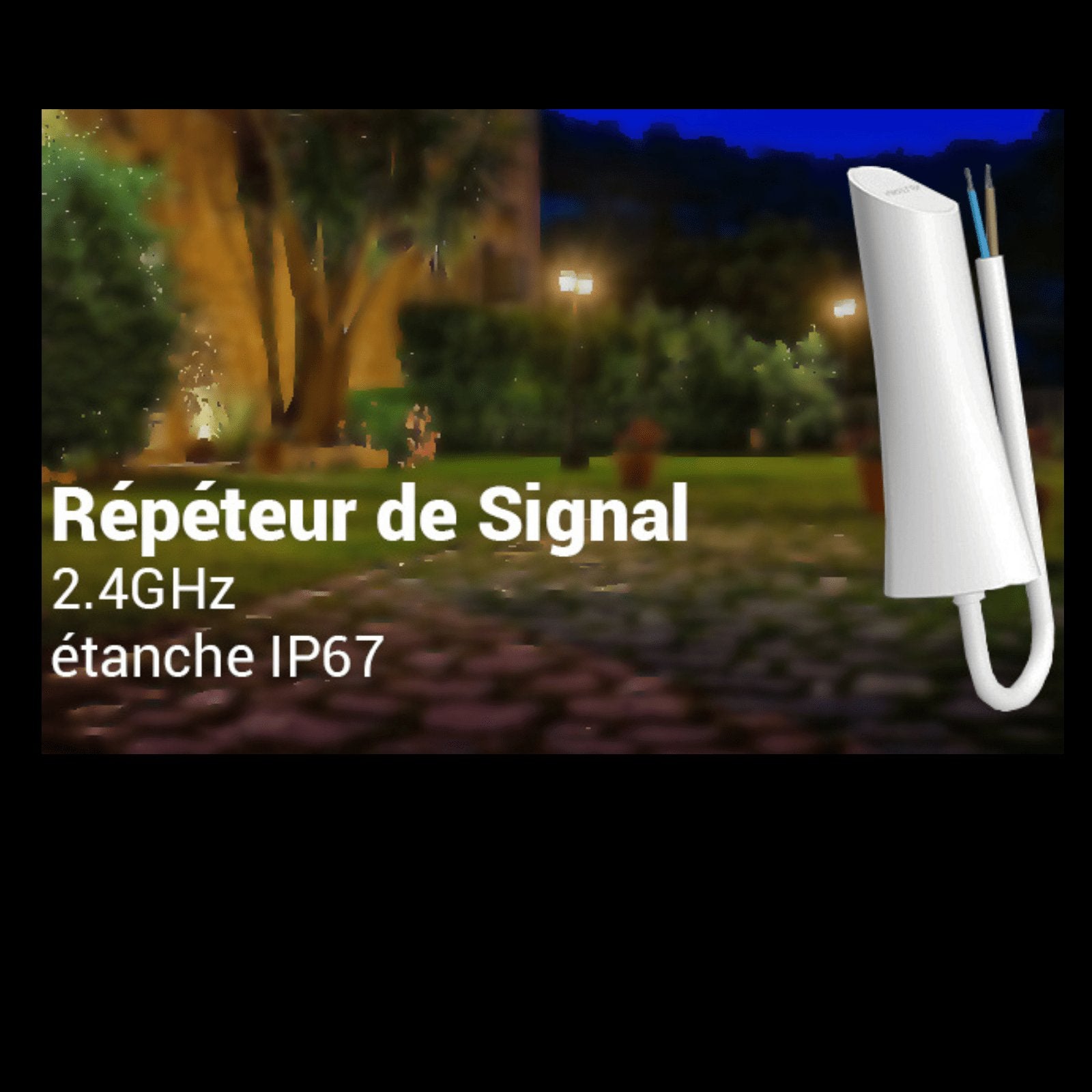 Signal amplifier for connected RGB+CCT 2.4GHz series lighting — 2