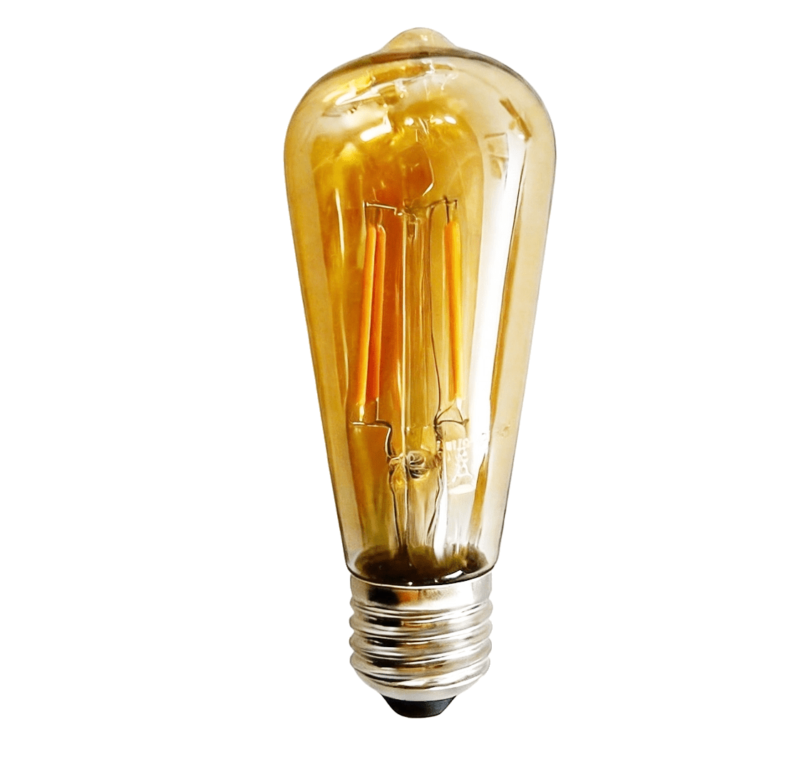 Bombilla LED Filamento E27 Gama solar especial FAIRY - 3V - 2700K Ámbar - 4W