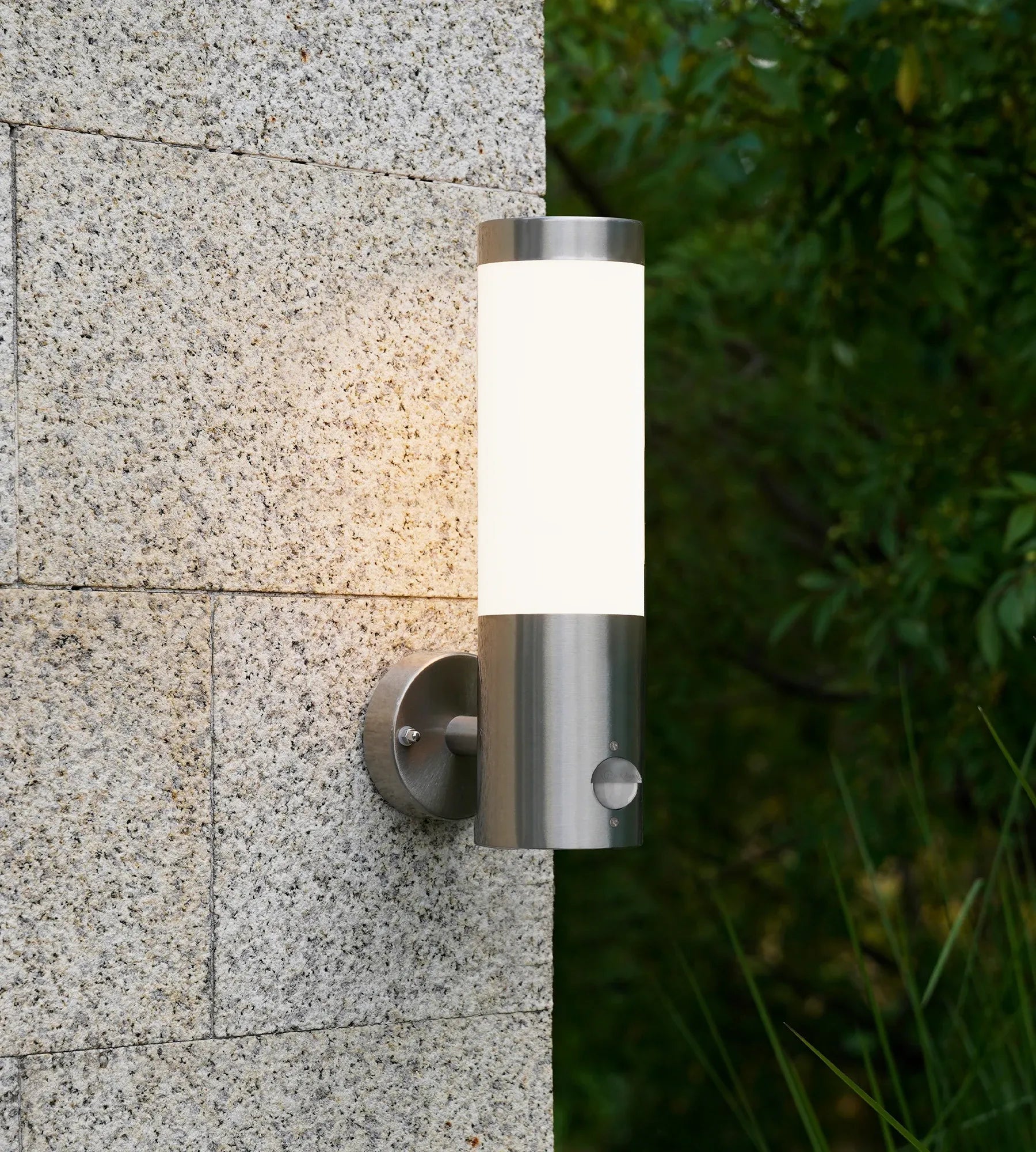 Außenwandleuchte ELYO 230V, Edelstahl – E27-Leuchtmittel nicht enthalten — 5