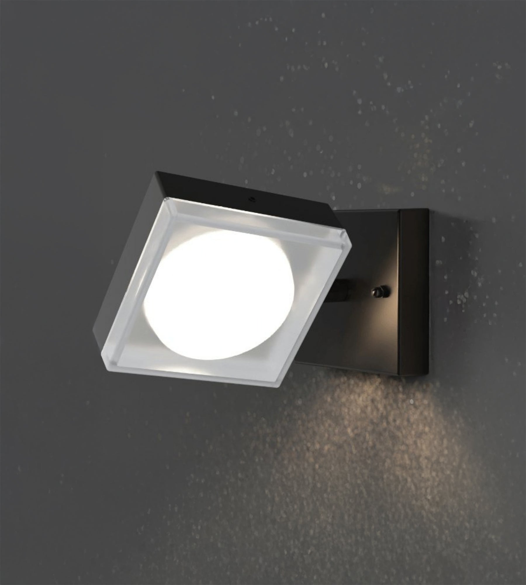 Applique murale extérieure VENGE, Noire, Tête orientable - Douille GX53 — 4