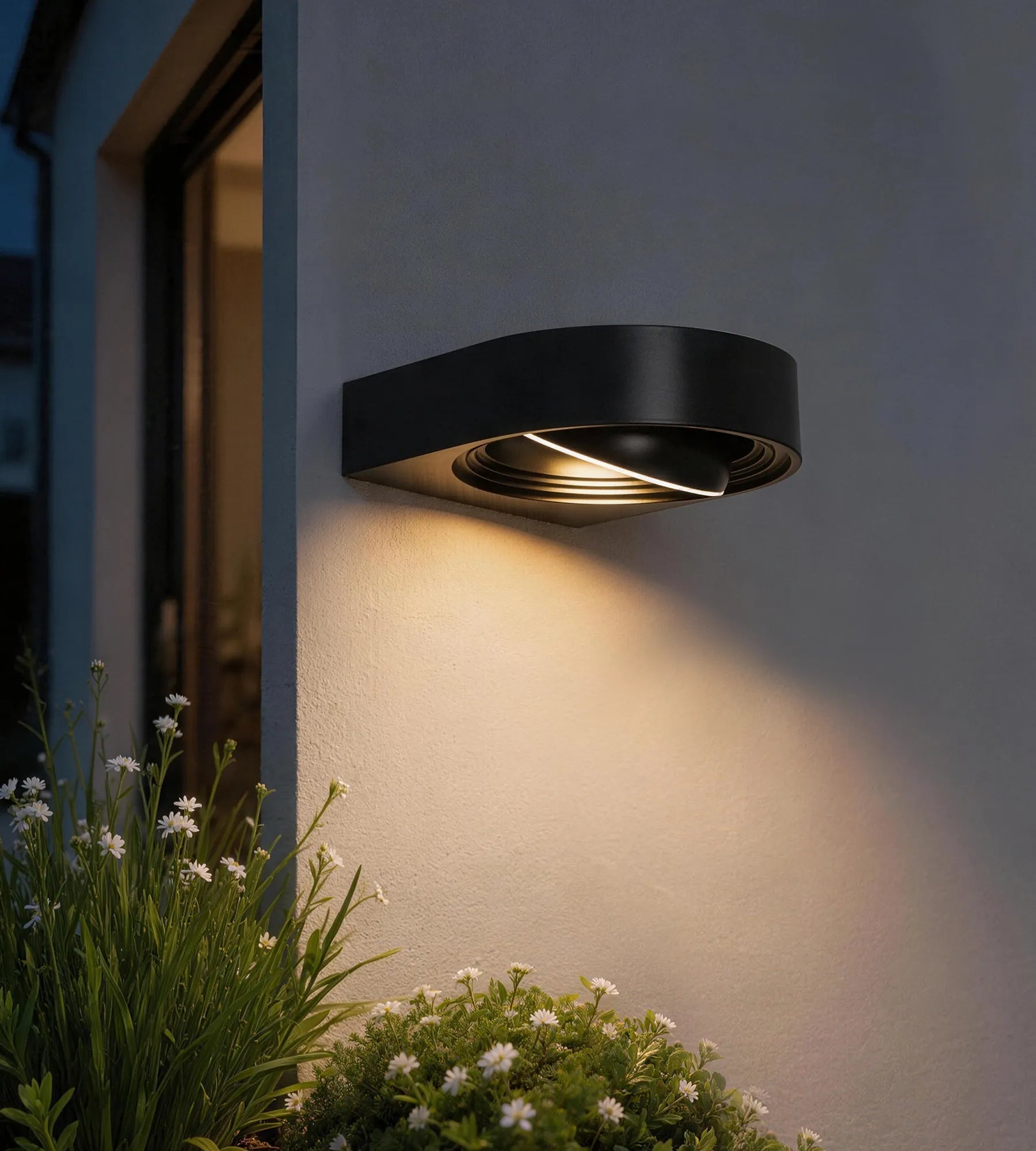 LED-Außenwandleuchte EXPLORER 230V, Schwarz, schwenkbarer Kopf — 3