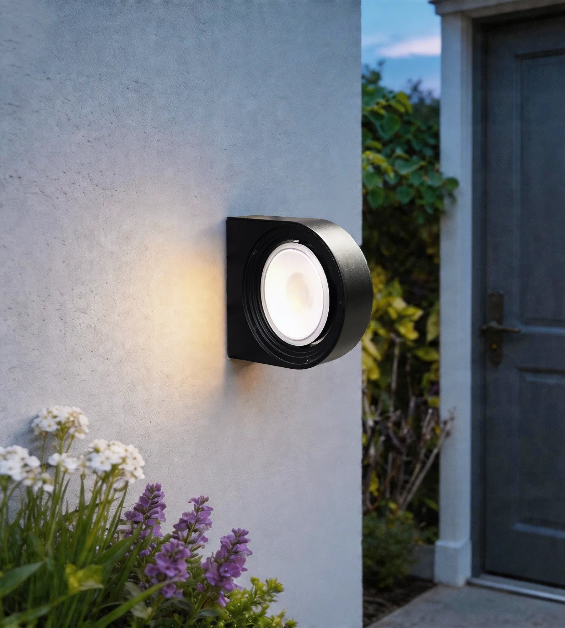 Applique murale extérieure LED EXPLORER, Noire,Tête orientable — 7