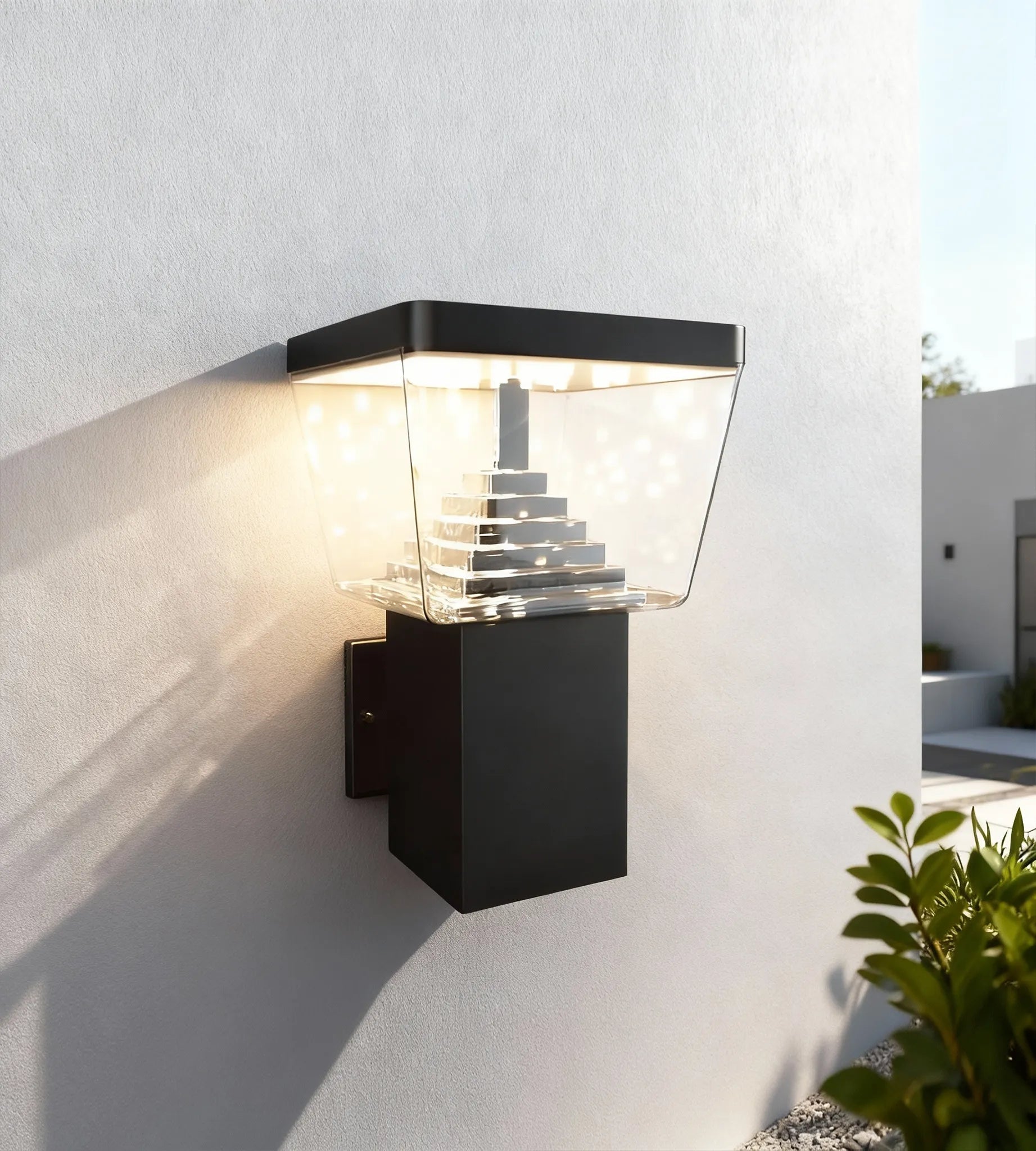 LED-Außenwandleuchte LIBERTY 230V, Schwarz