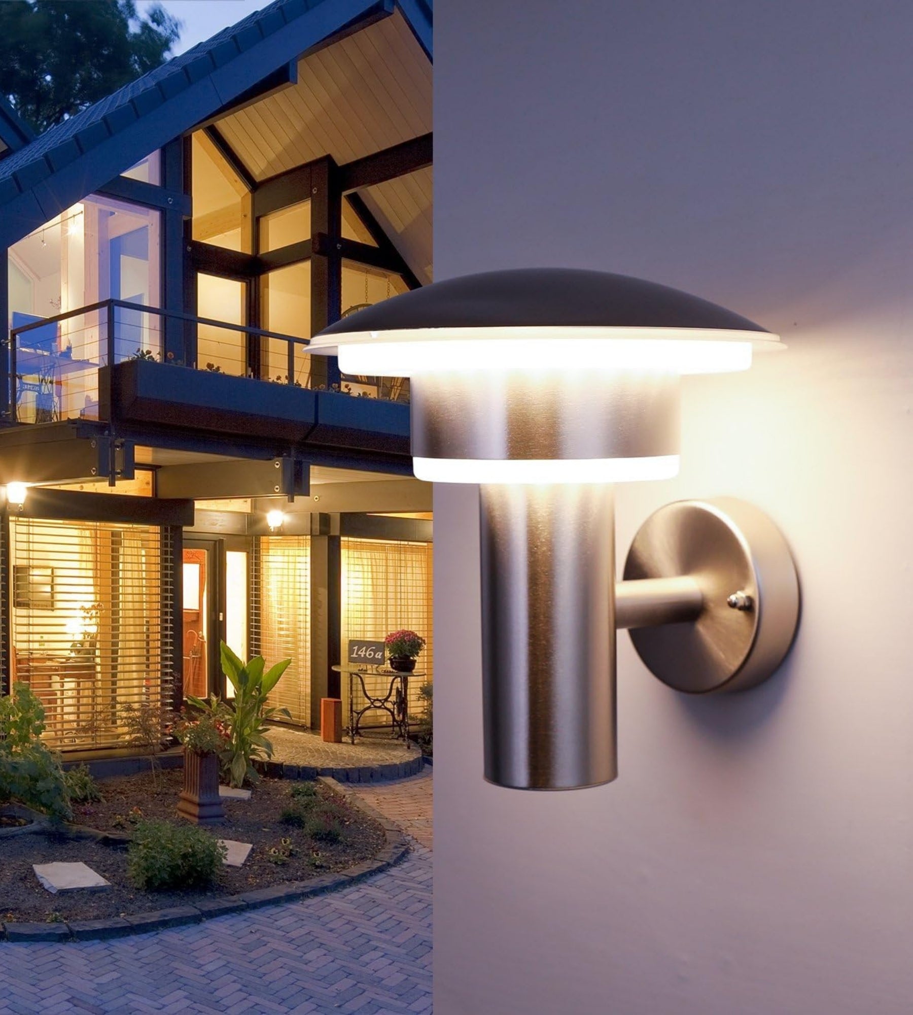 LED-Außenwandleuchte GENÈVE – 1000 Lumen — 7