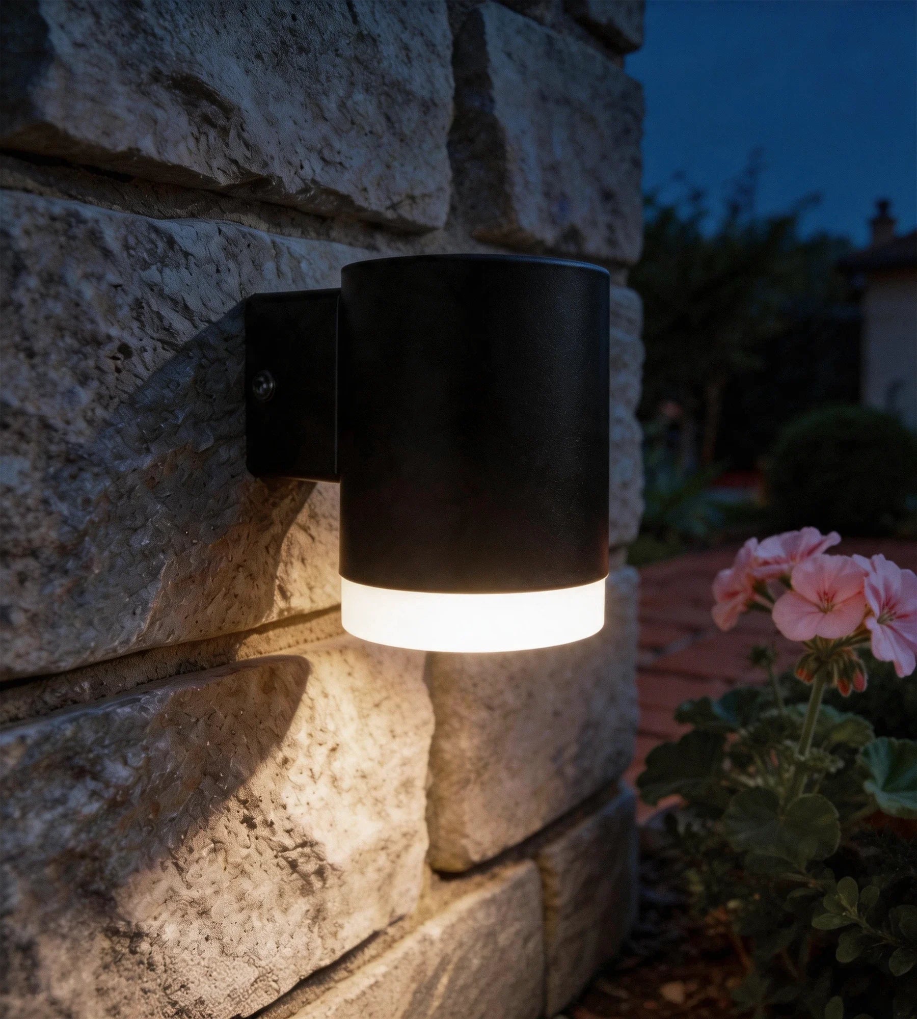 Aplique LED para exterior OXFORD, negro — 5