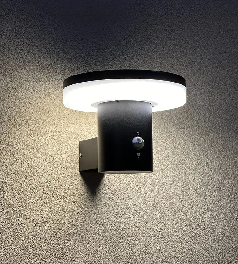 Lampada da parete per esterno LED solare ALTO+, Nera, con rilevatore - 3 modalità di illuminazione da 150 a 1000 lumen — 4