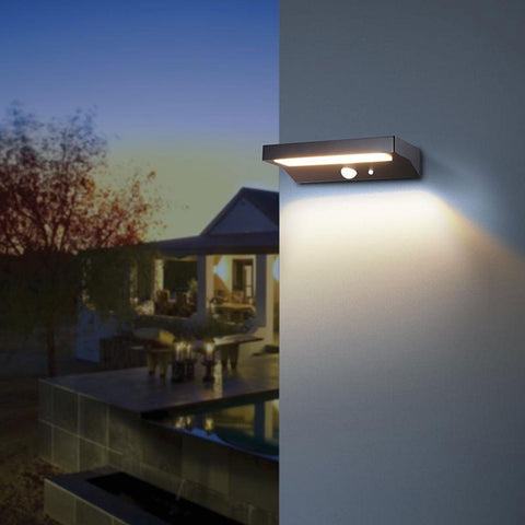 PULSAR Solar-LED-Wandleuchte für den Außenbereich – Bewegungsmelder – 3 Beleuchtungsmodi 75 bis 600 Lumen – Lumihome-France.com