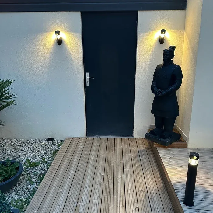 Solar-LED-Wegeleuchte ORION, Schwarz, 50 cm – 75 bis 150 Lumen — 3